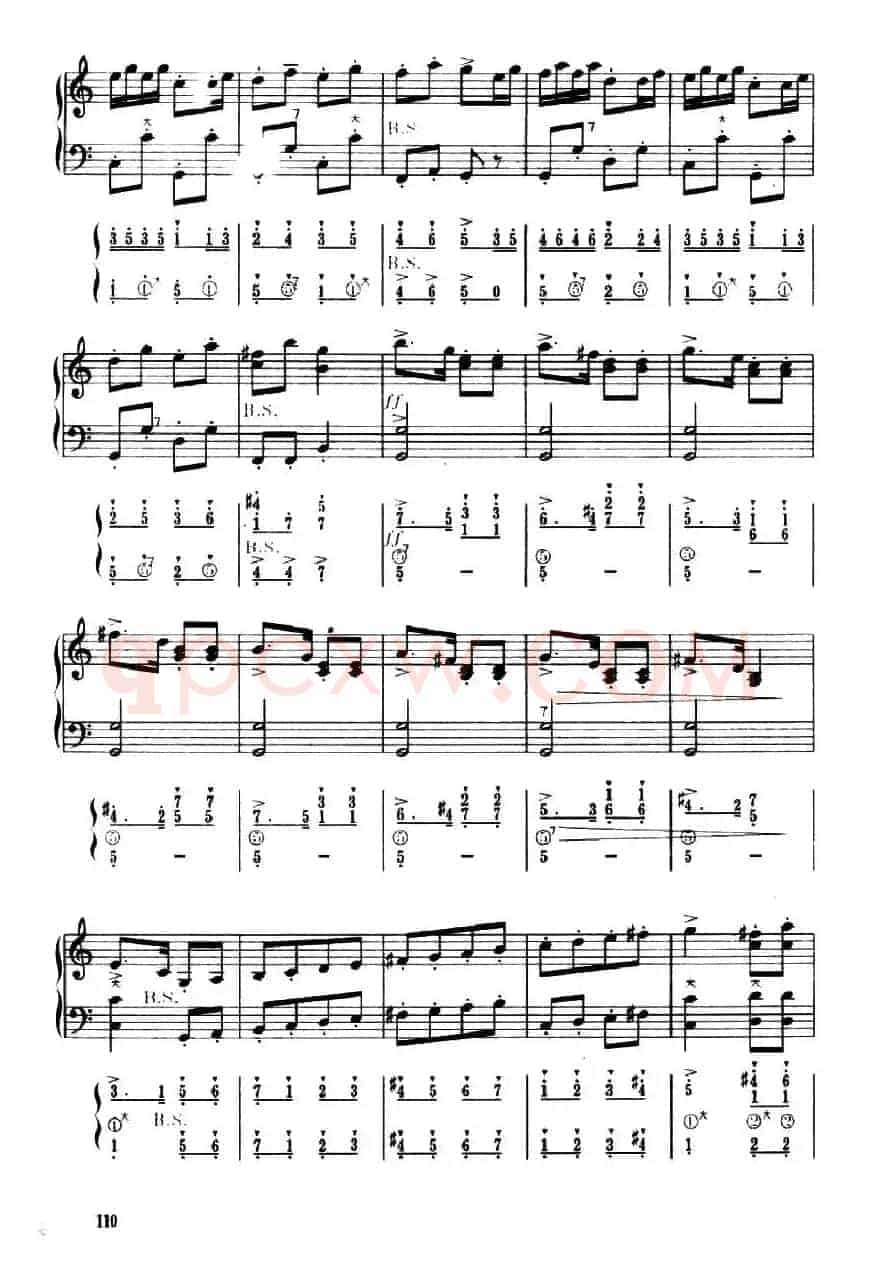 小小恶作剧（五线谱+简谱）