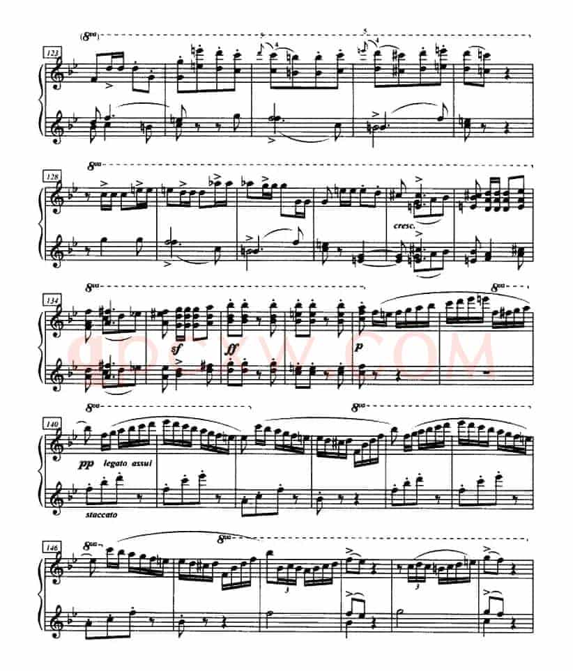 加洛普即兴曲（四手联弹、第一钢琴）