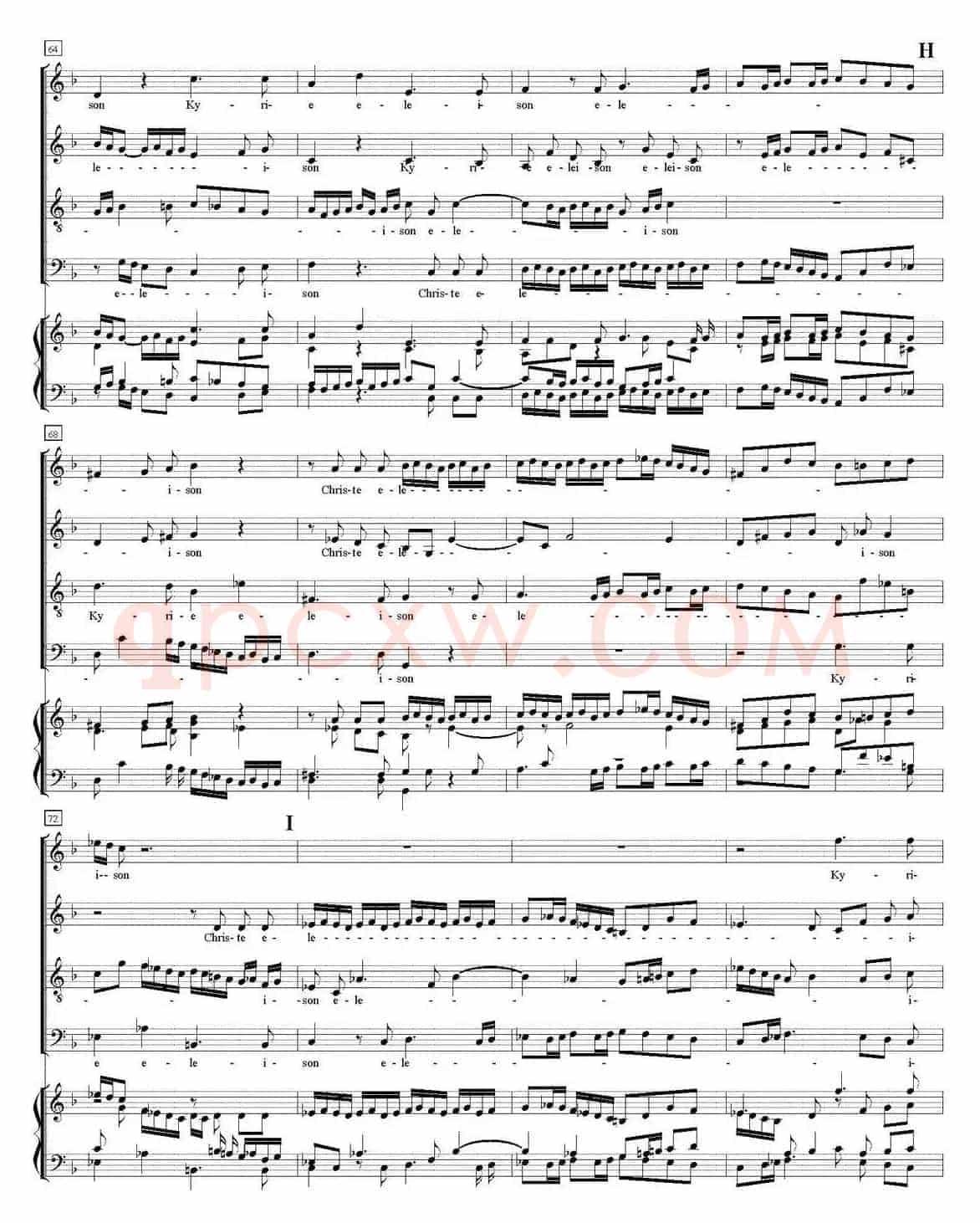 N°1 Requiem（KV 626）（萨克斯四重奏+钢琴伴奏）