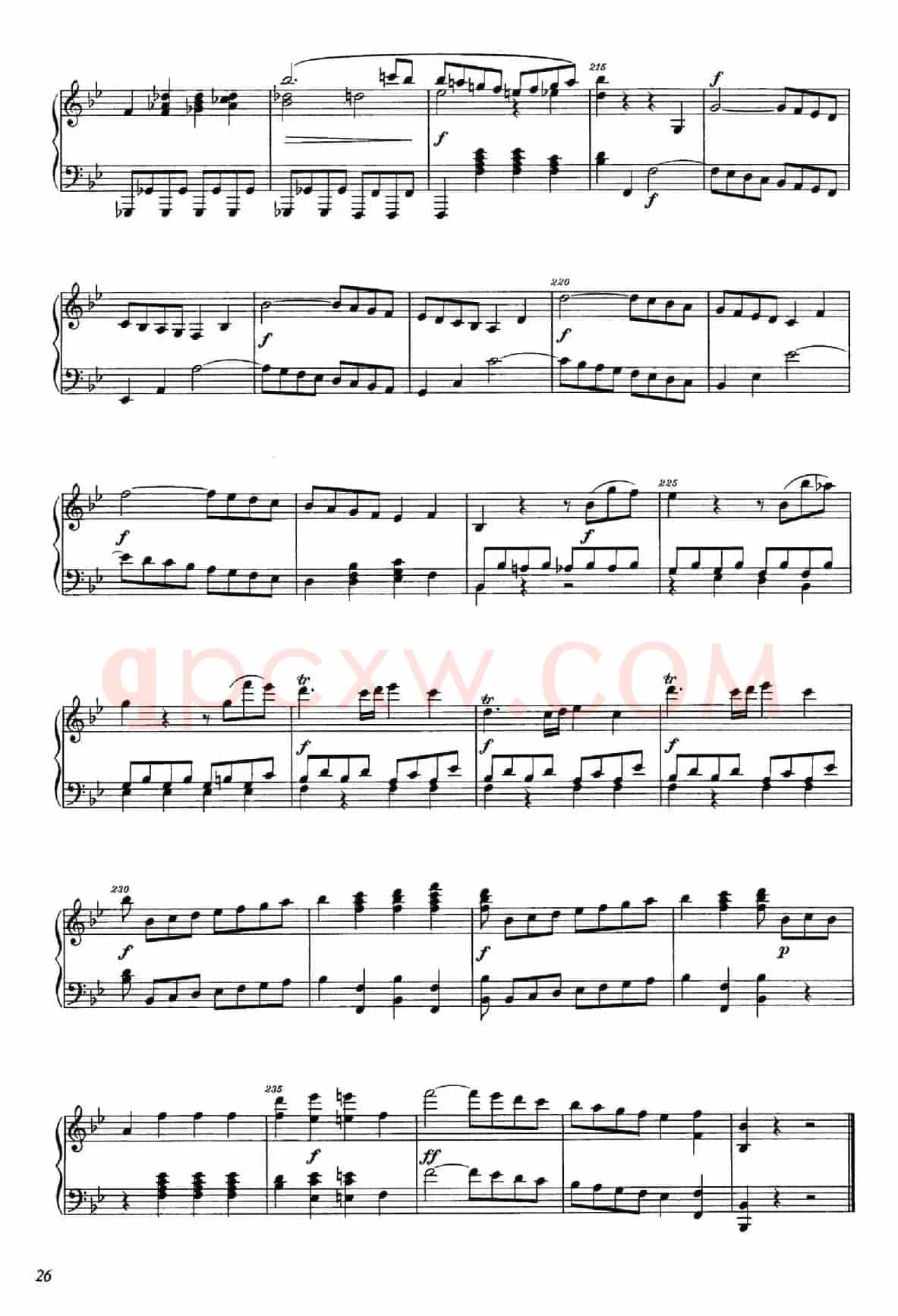 降B大调钢琴奏鸣曲 (Piano Sonata in B-flat Major Op.1)