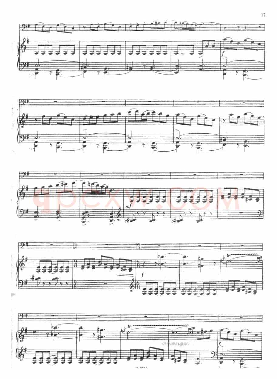 CONCERTINO（Ⅲ）（钢琴伴奏巴松协奏曲）