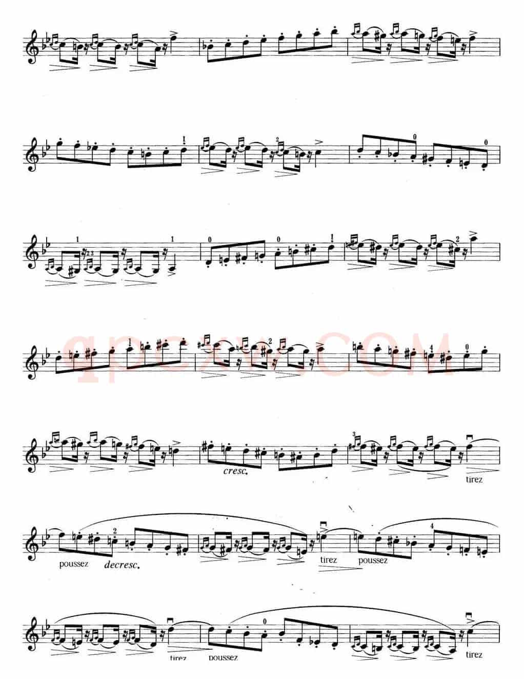 小提琴考级第四级：练习曲（6首）