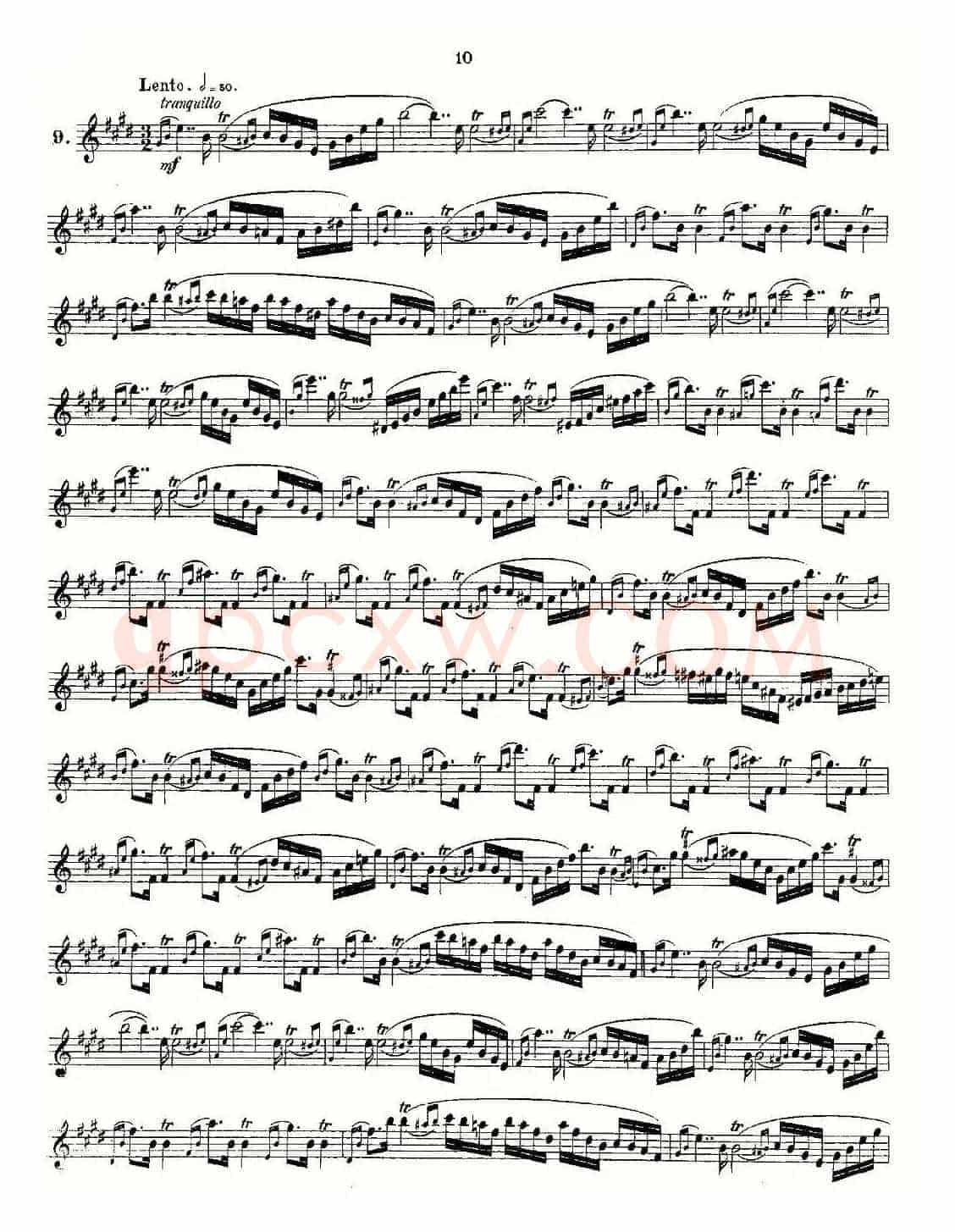 Andersen etude op30 之1—12（练习曲作品30号）