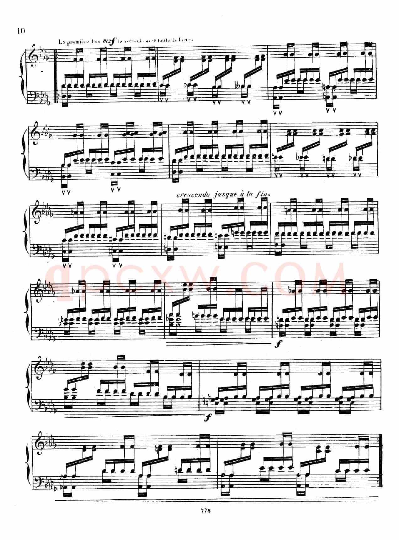 Grande Etude de Concert Tremolo Op.58(音乐会练习曲“震音”)