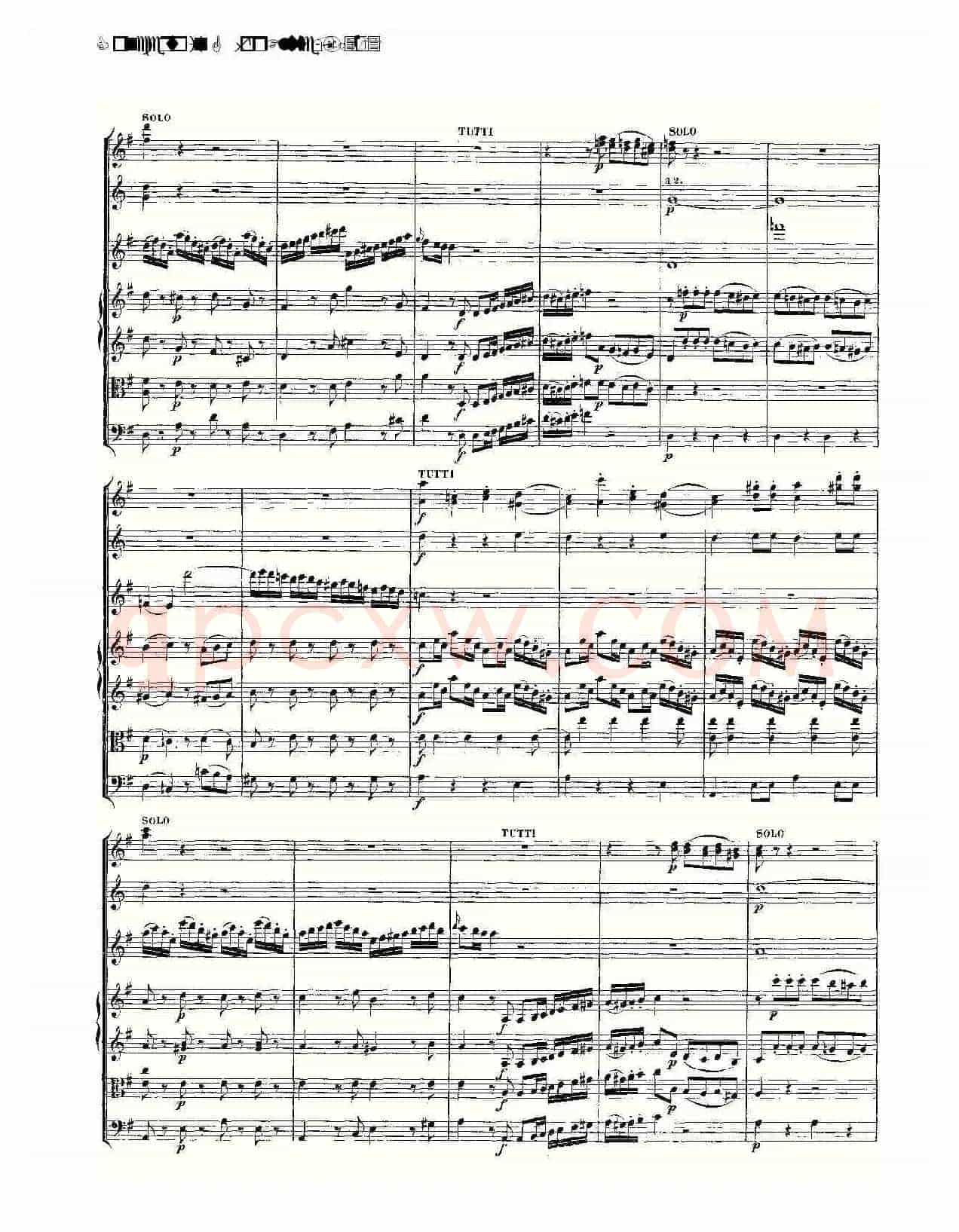Concerto in G for Flute, K.313（G调长笛协奏曲, K.313）