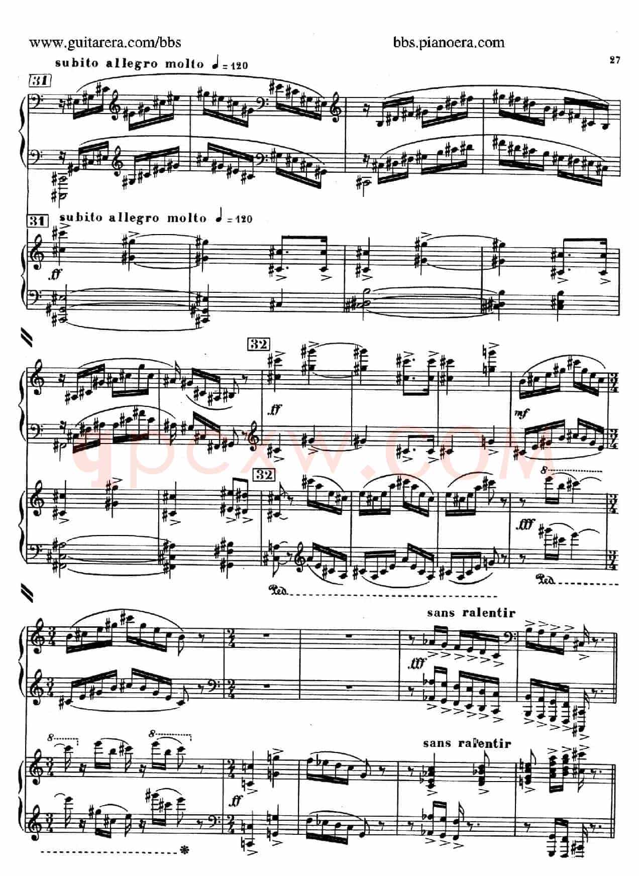 Piano Concerto in c-sharp Minor (升c小调钢琴协奏曲·第一乐章)