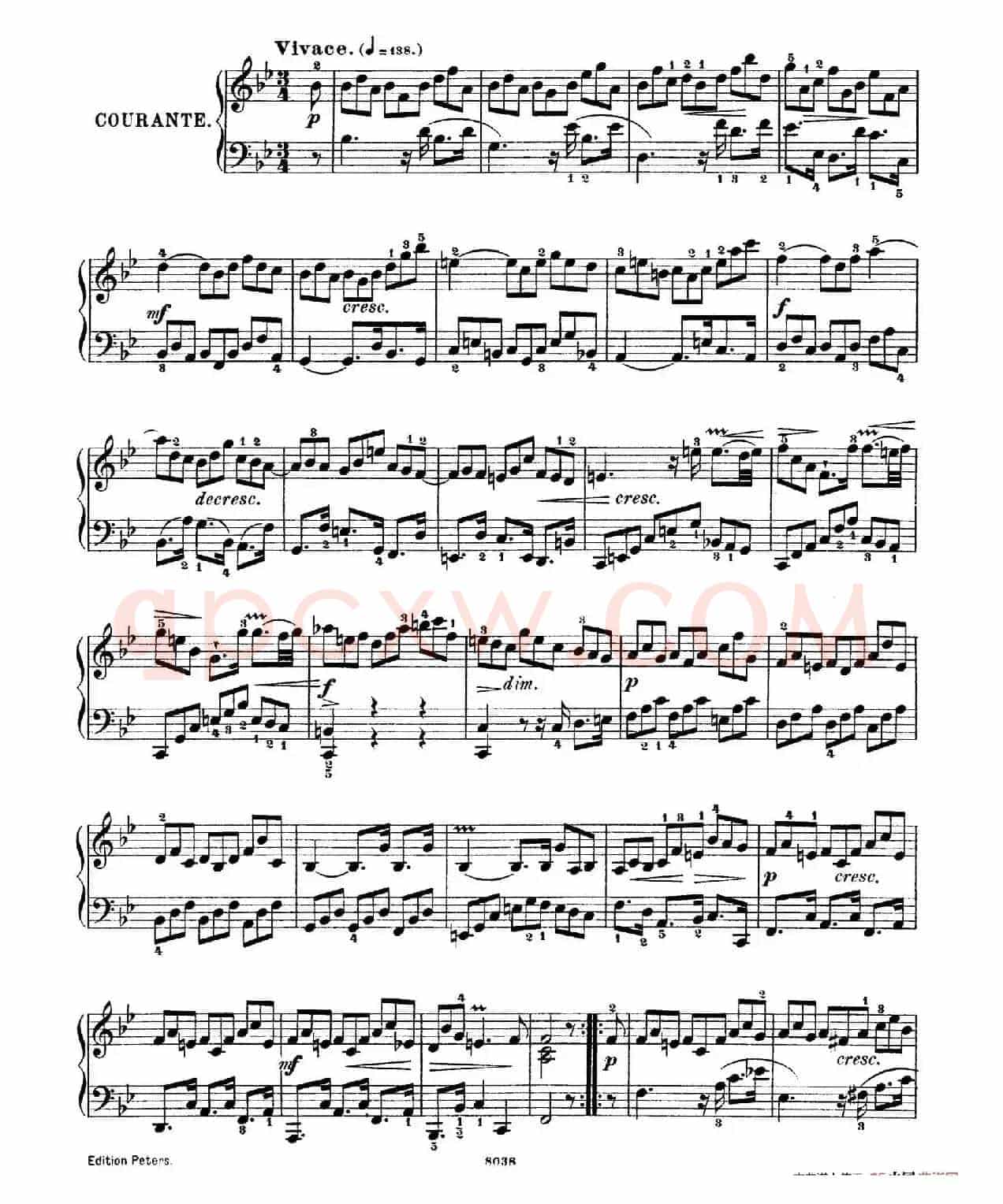 Six Partitas BWV 825-830(6首帕蒂塔·1)