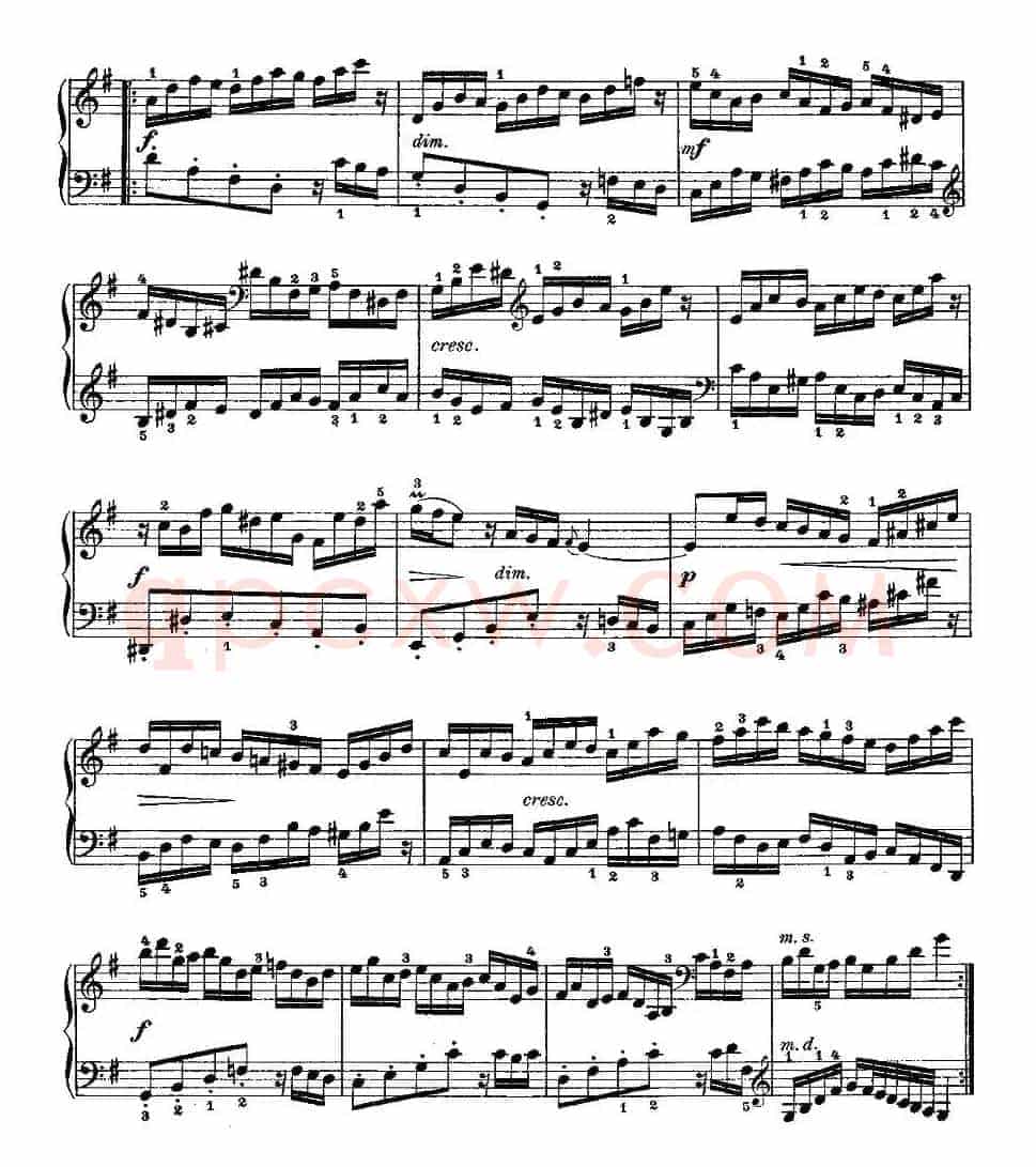 Aria con Variazioni 之八