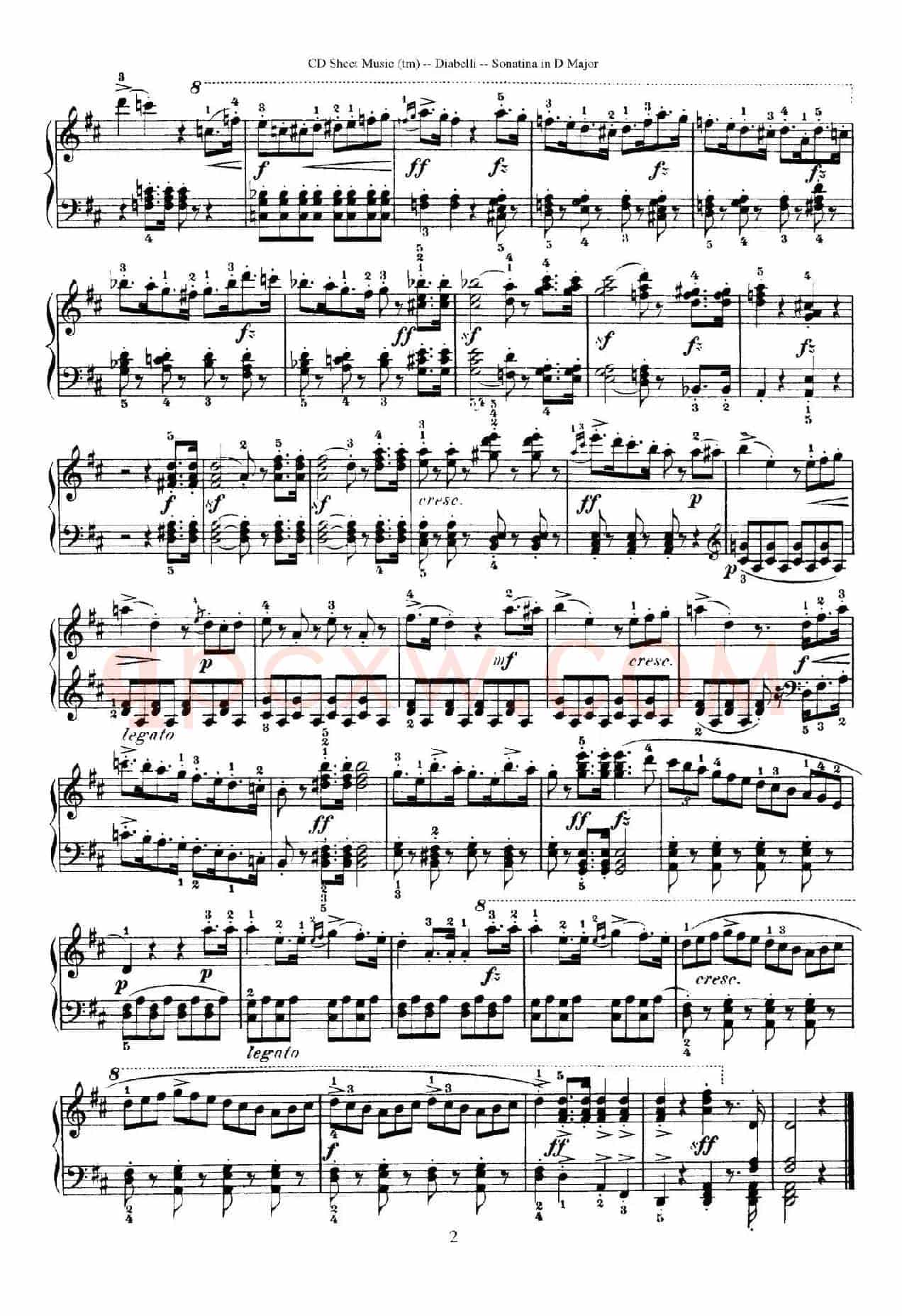 7 Piano Sonatinas Op.168(7首钢琴小奏鸣曲 No.5)