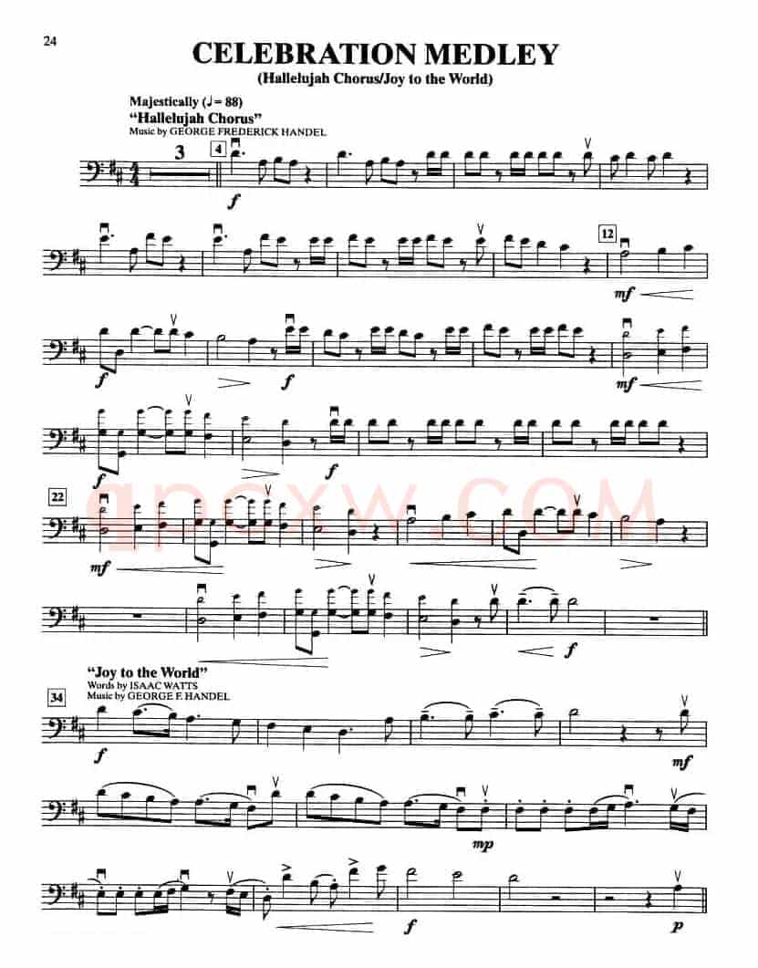 CELEBRATION MEDLEY(大提琴分谱)
