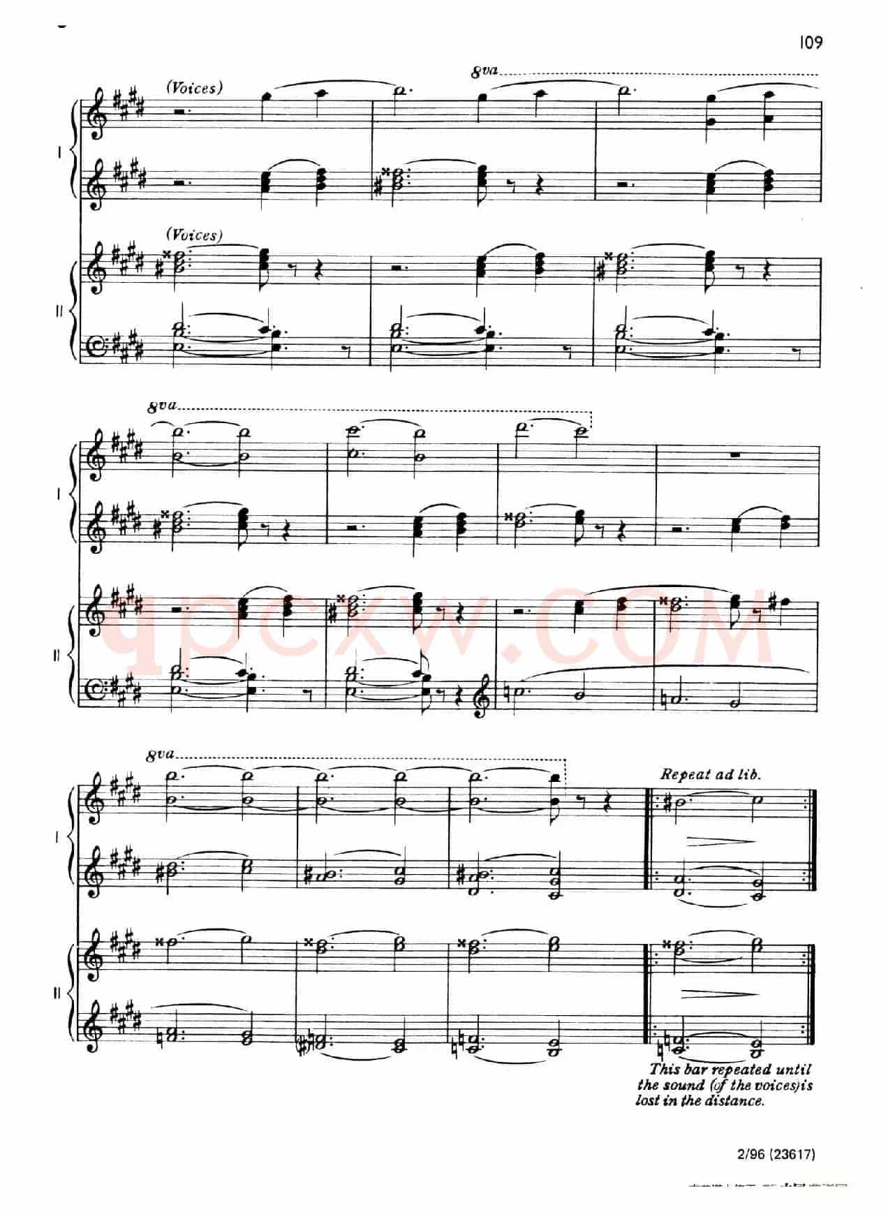 The Planets Op.32(双钢琴)(行星·第七乐章 海王星—神秘主义者)