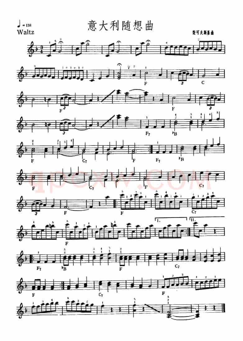 [意]Capriccio italien（意大利随想曲）