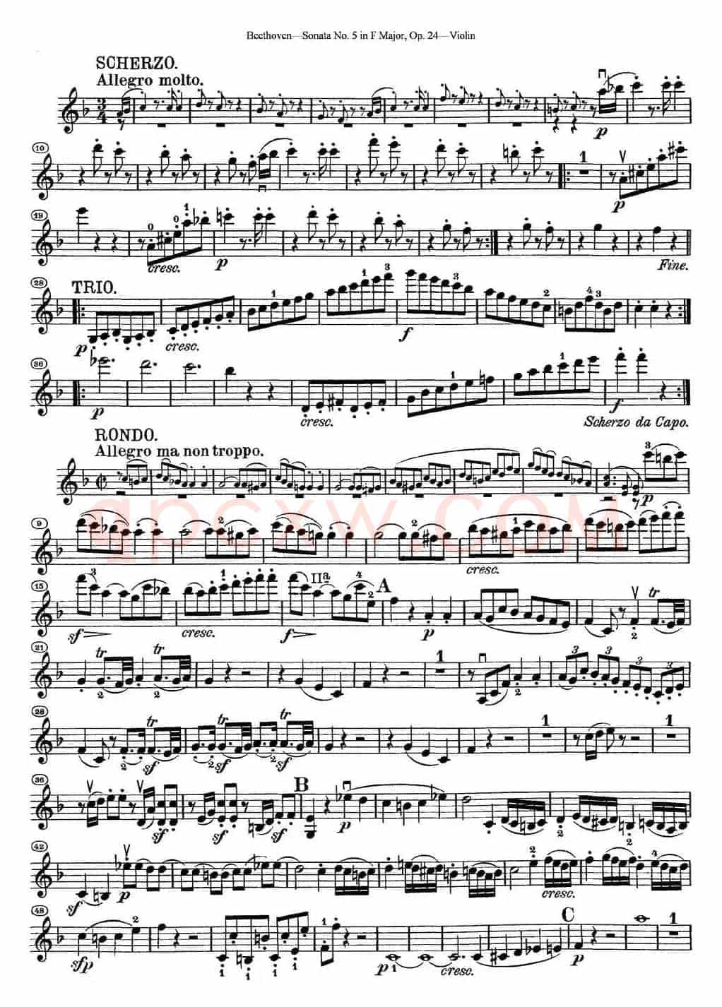 Violin Sonata No.5 in F Major Op.24