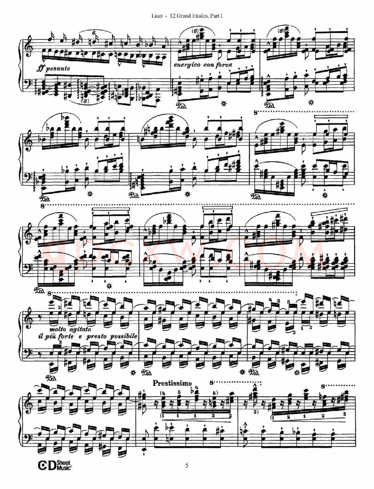 12 Grand Etudes S.137（12首华丽的练习曲·2）