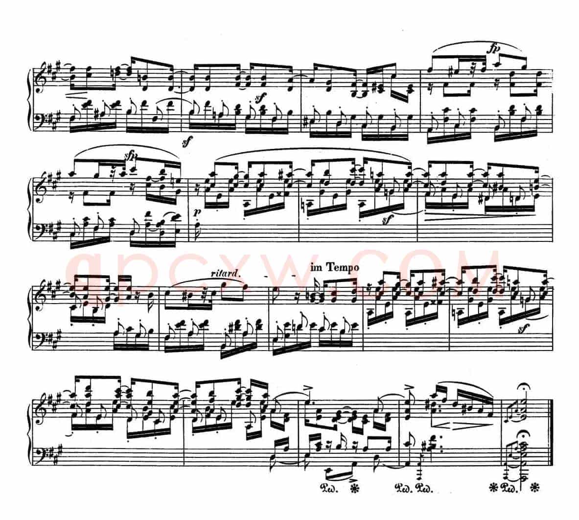 Albumblätter Op.124（纪念册页）（No.19）
