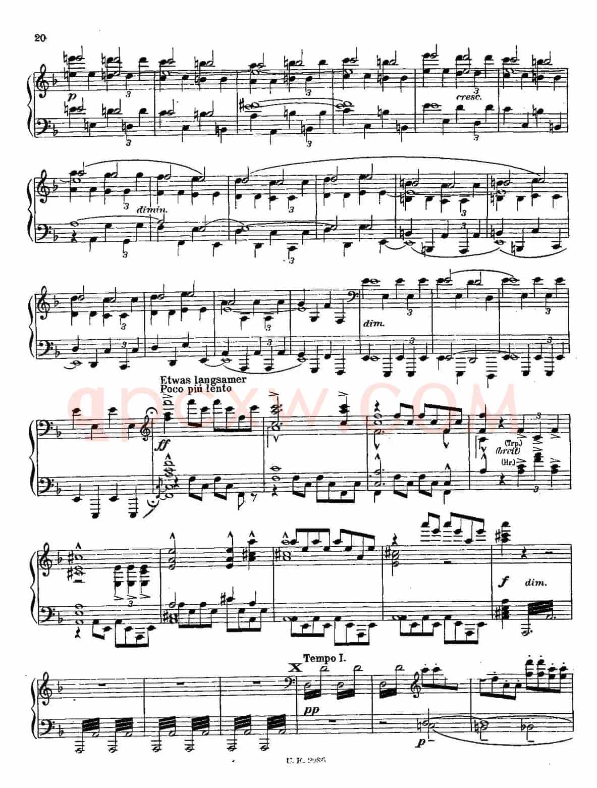 Symphony No.3 in d Minor - Solo Piano（d小调第三交响曲·钢琴独奏版·Ⅰ）