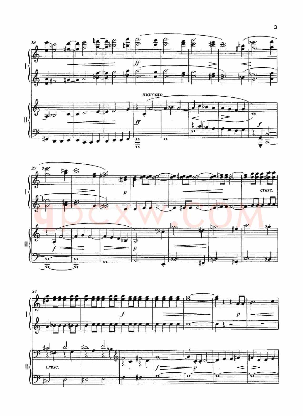 Vier Bagatellen Op.70(4首小品·Ⅰ·四手联弹)
