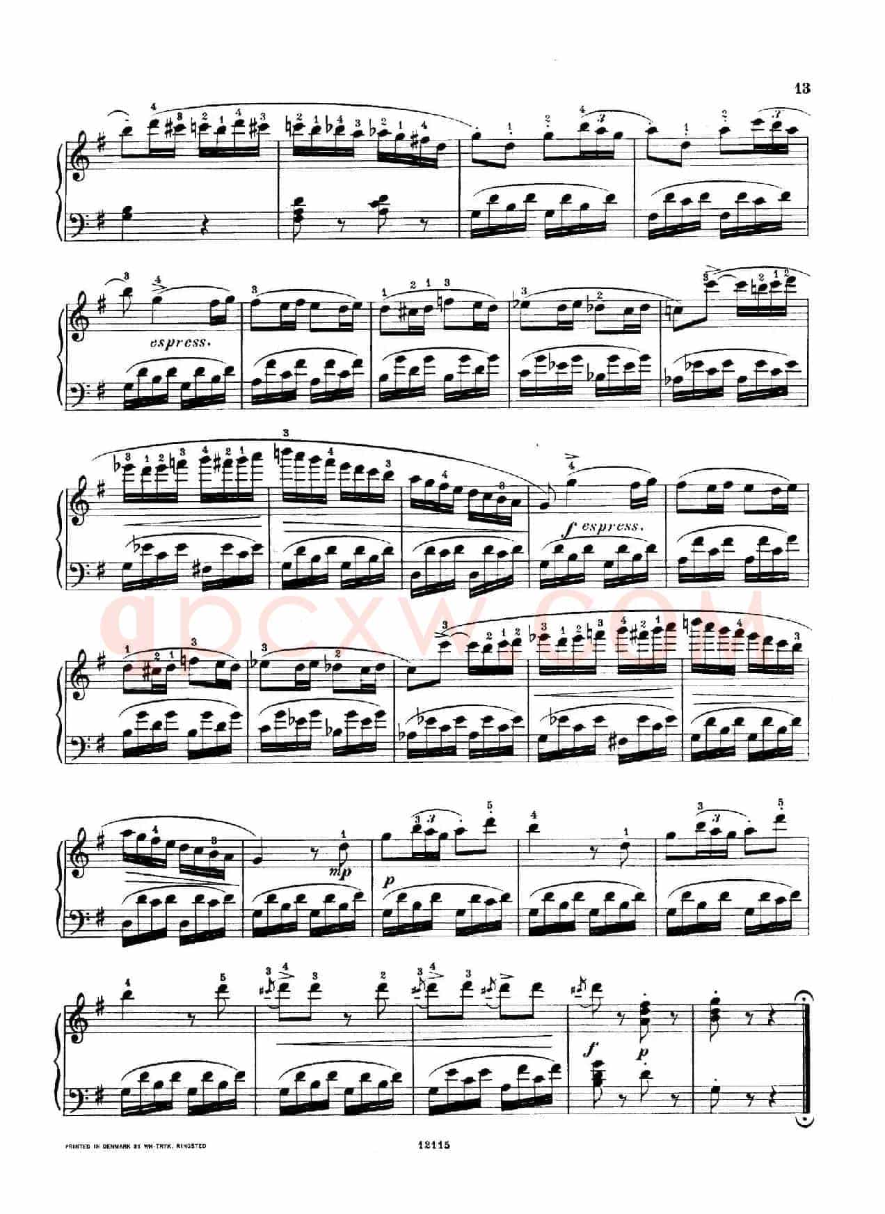 Six Humorous Bagatelles Op.11(6首幽默小品·6)