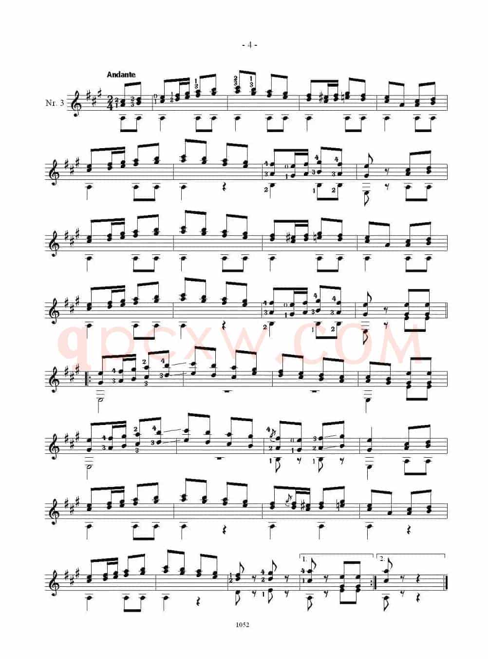 索尔·克斯特26首练习曲之1——5