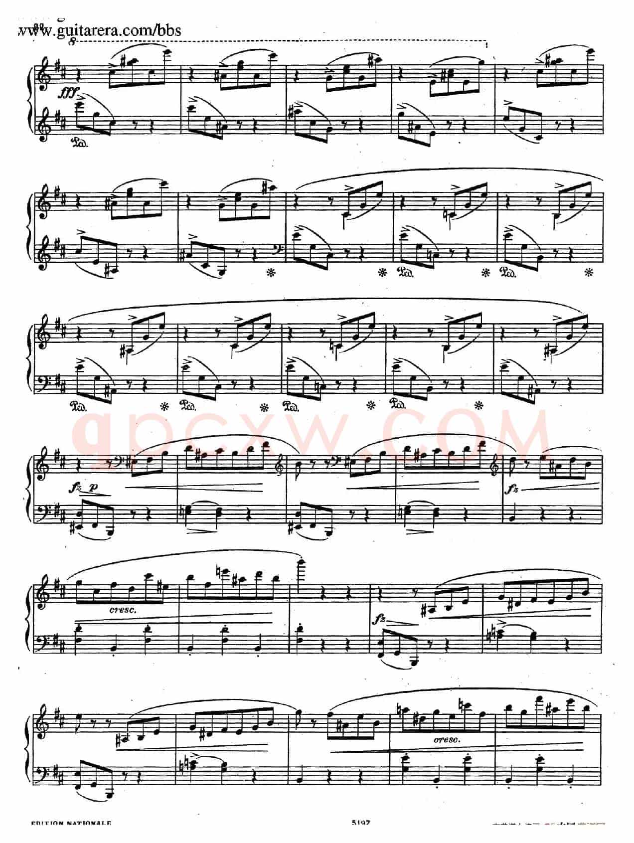 Scherzo No.1 in b Minor Op.20（b小调第一谐谑曲）