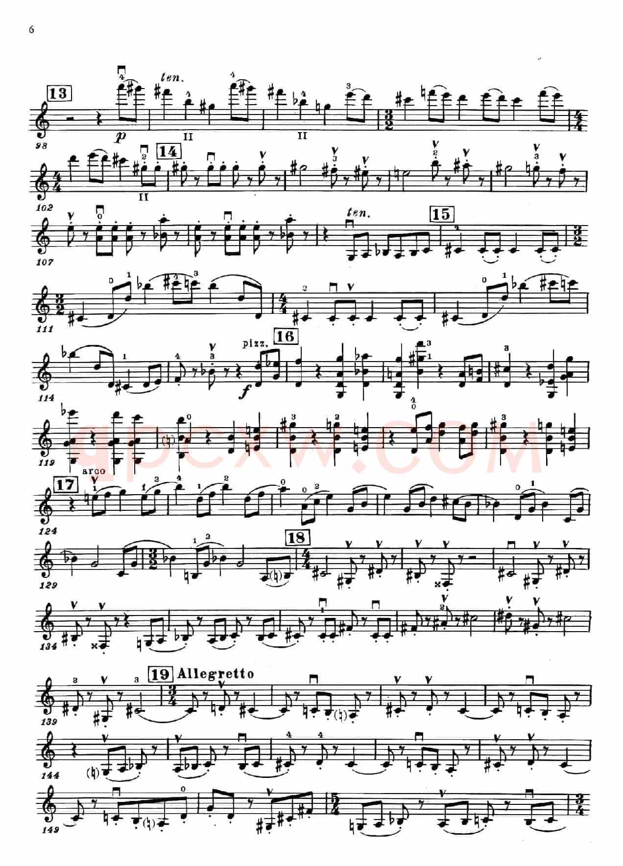 Concerto Op.129 No.2（第二小提琴协奏曲）