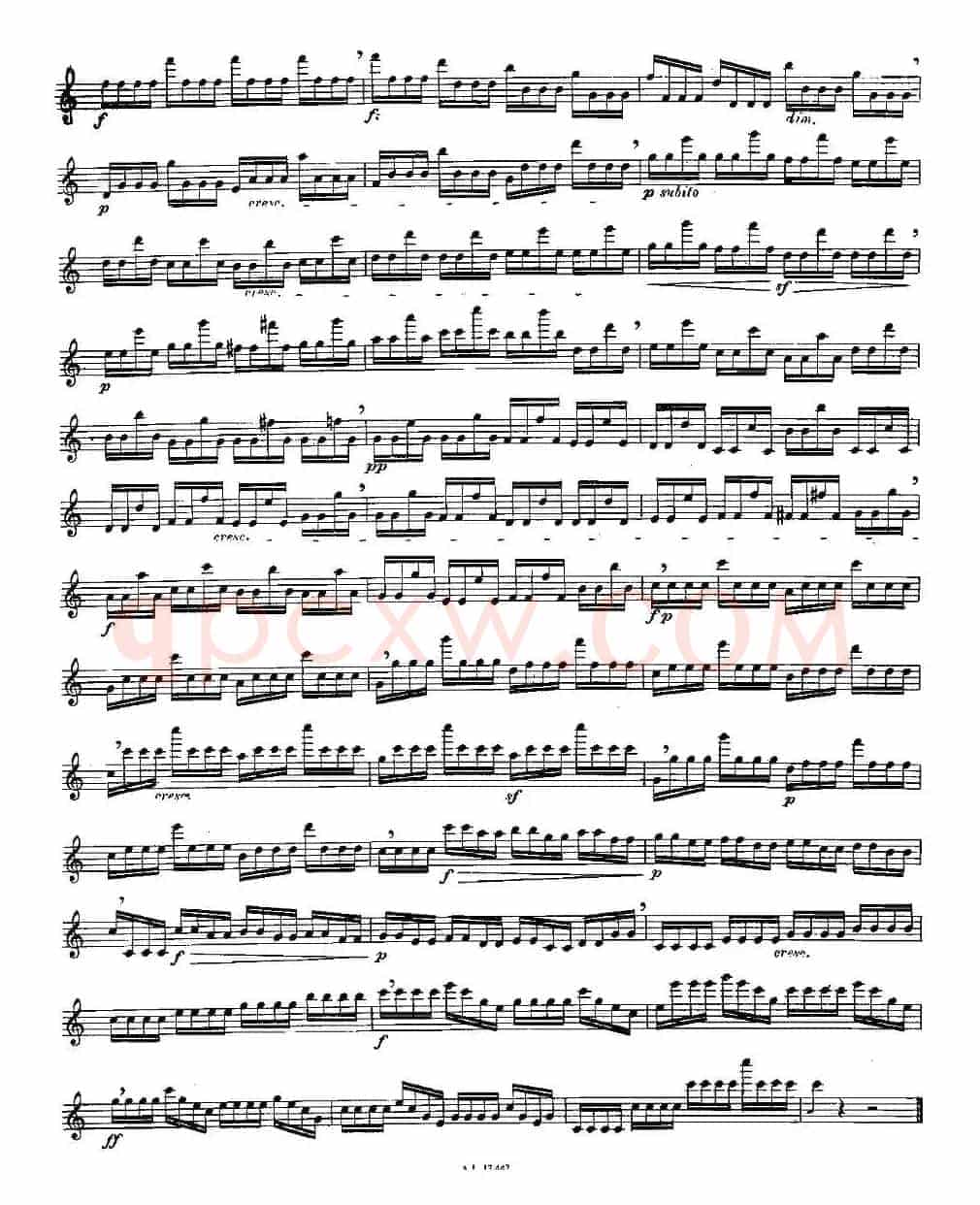 Moyse - 25 Studies after Czerny flute  [1]（25首改编自车尔尼作品的练习曲）