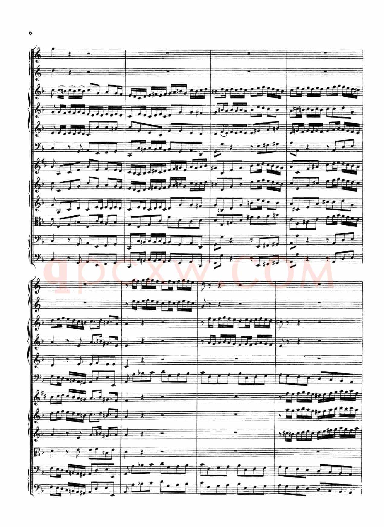 Brandenburg Concerto No.1 in F Major（勃兰登堡协奏曲第一号）