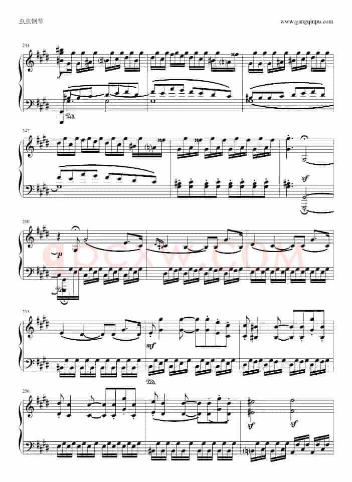 月光奏鸣曲（1，2，3乐章）