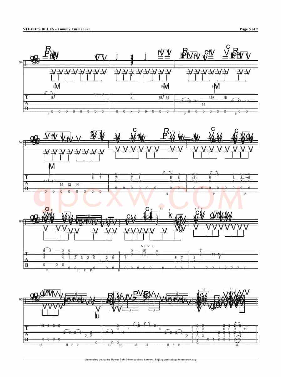 tommy emmanuel：stevies blues（指弹吉它）
