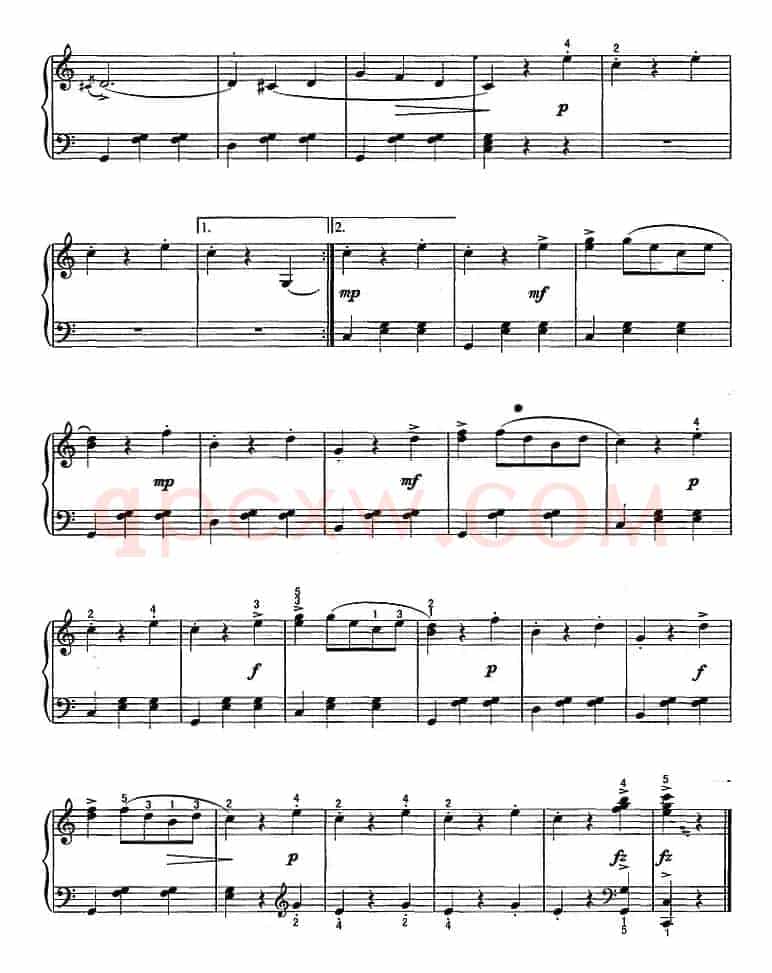 不可不弹的世界钢琴名曲：杜鹃圆舞曲