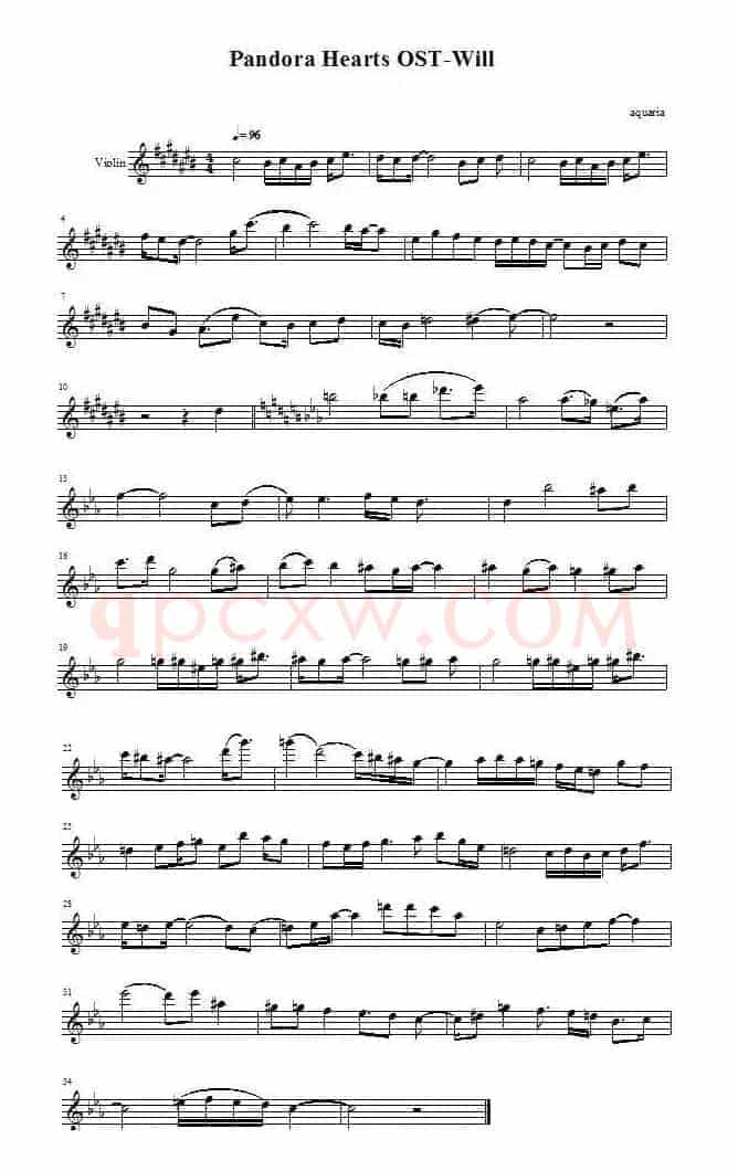Pandora Hearts OST-Will