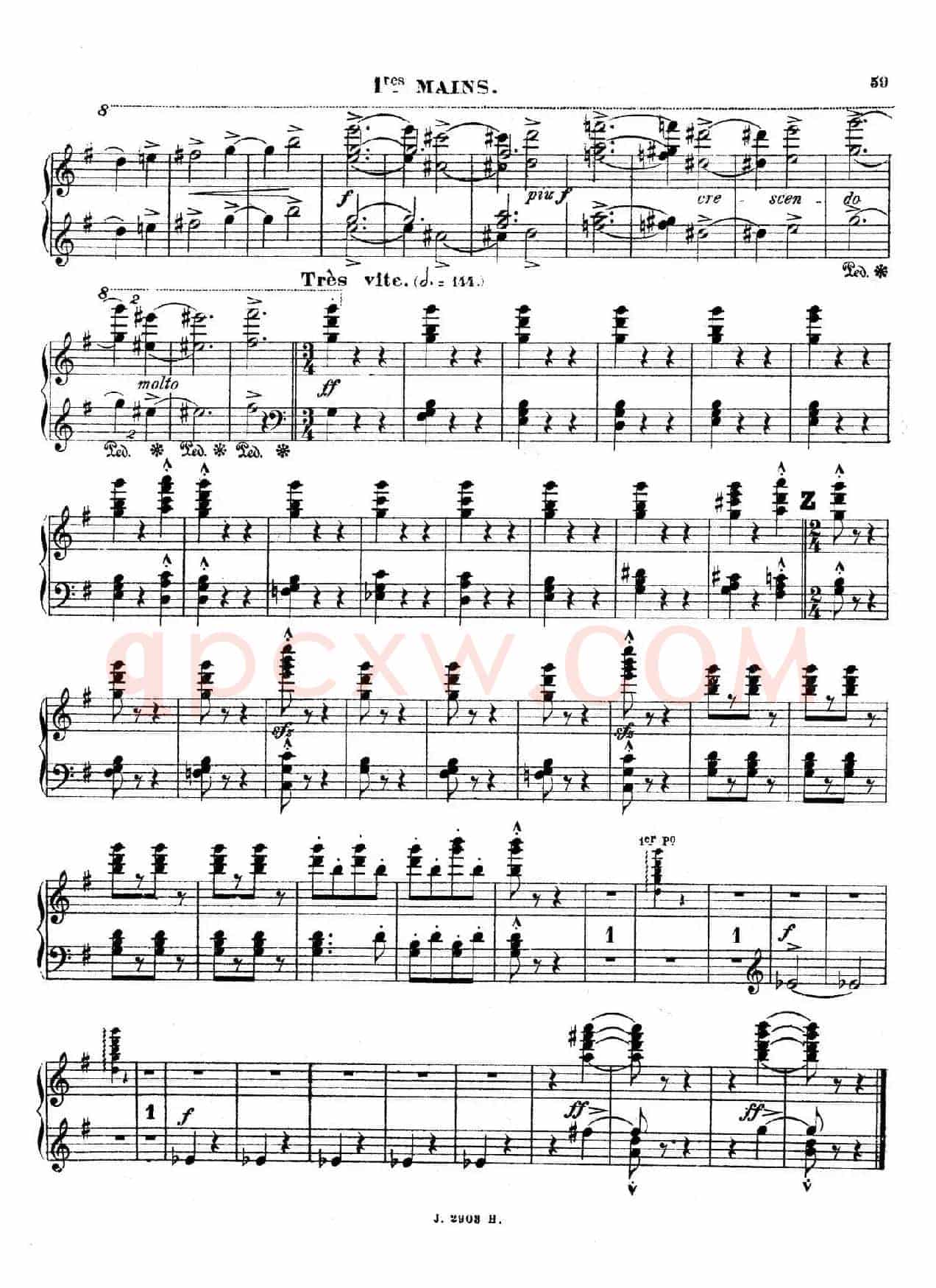 Symphony on a French Mountain Air Op.25(法国山歌交响曲·双钢琴·Ⅲ)
