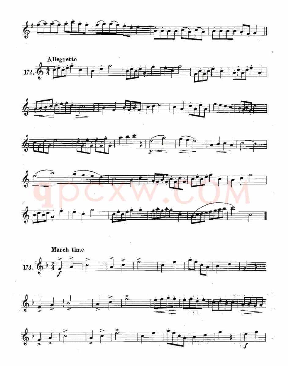 练习曲合集：28、断音练习