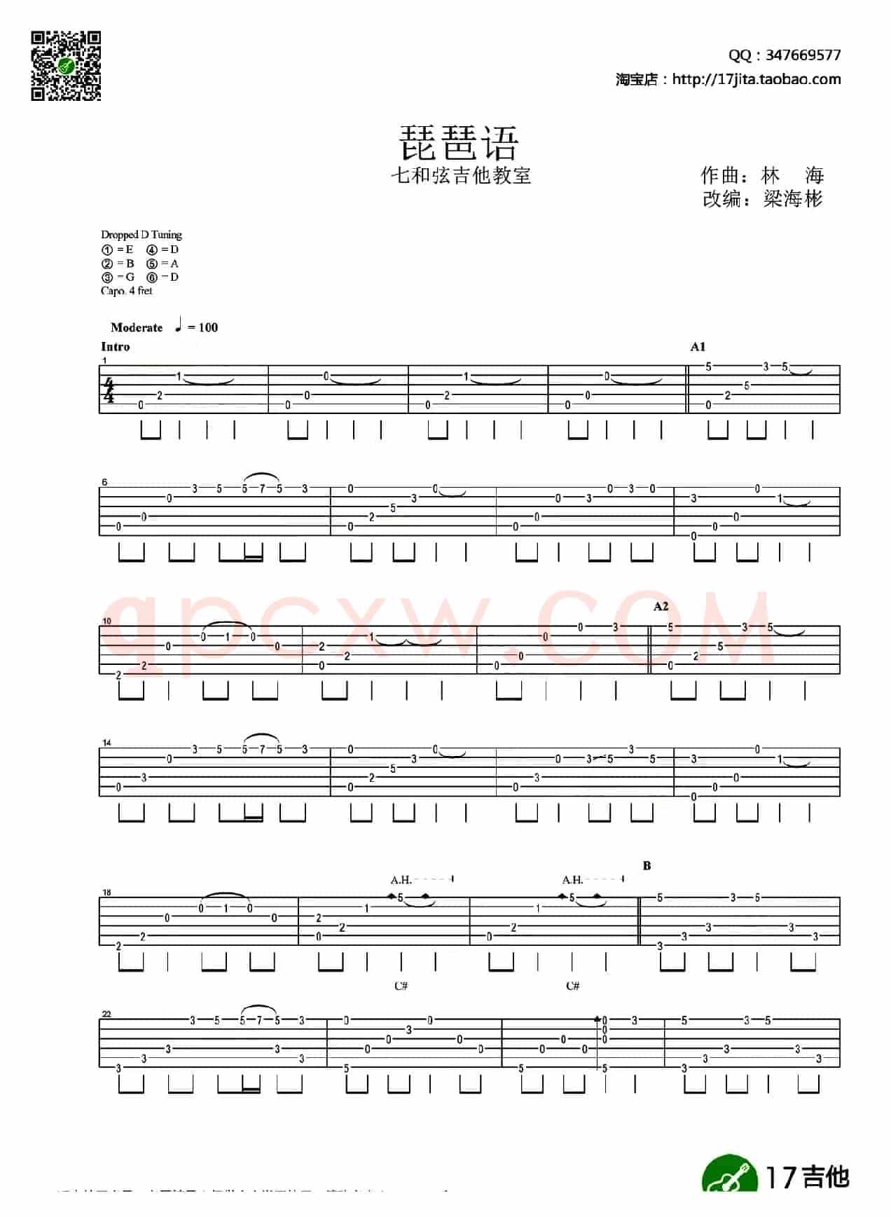 琵琶语（指弹谱）