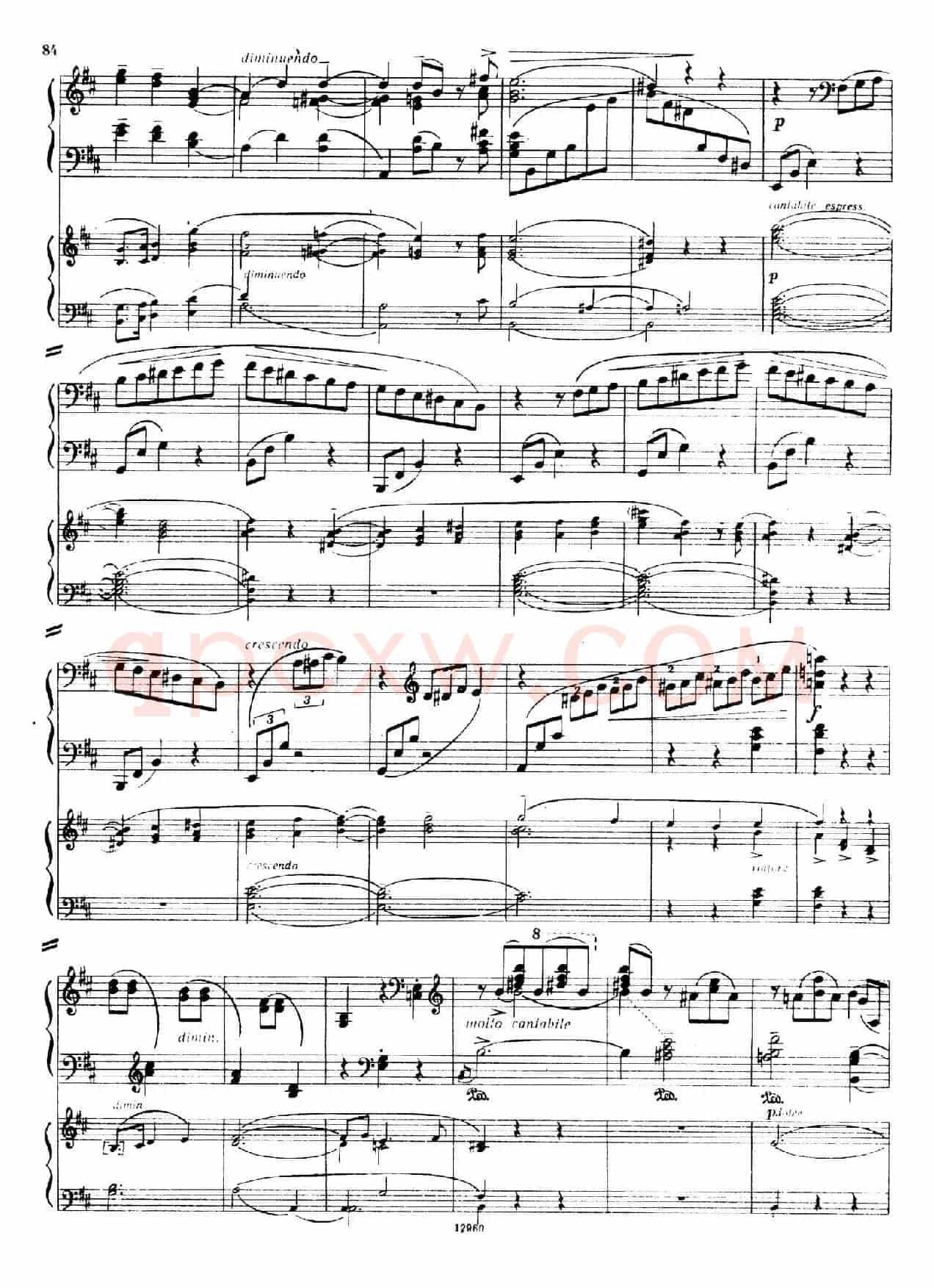 Piano Concerto No.2 in c Minor Op.50(c小调第二钢琴协奏曲·Ⅲ·双钢琴)