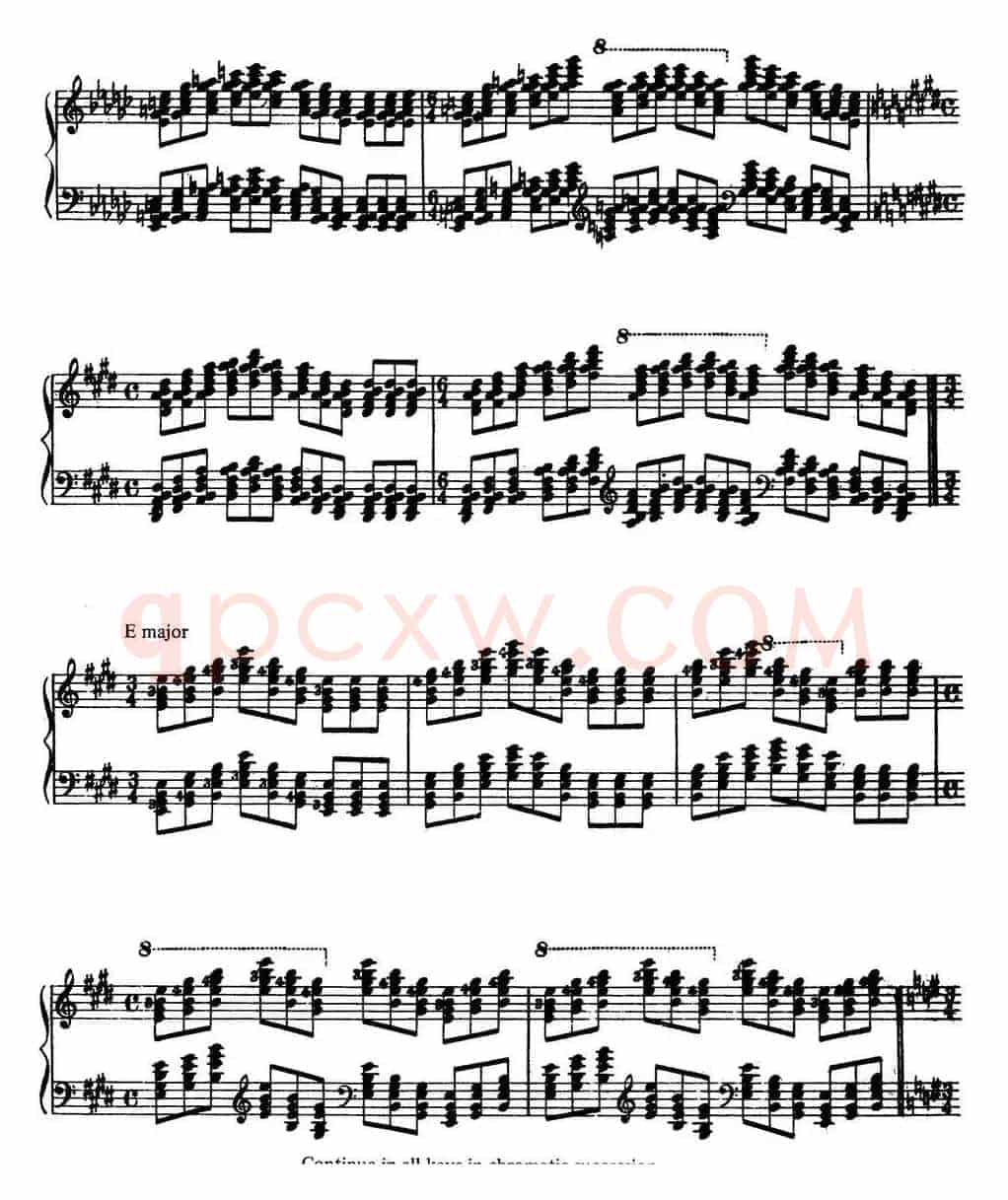 Technical Exercises S.146(李斯特钢琴技巧练习 BOOK Ⅻ)