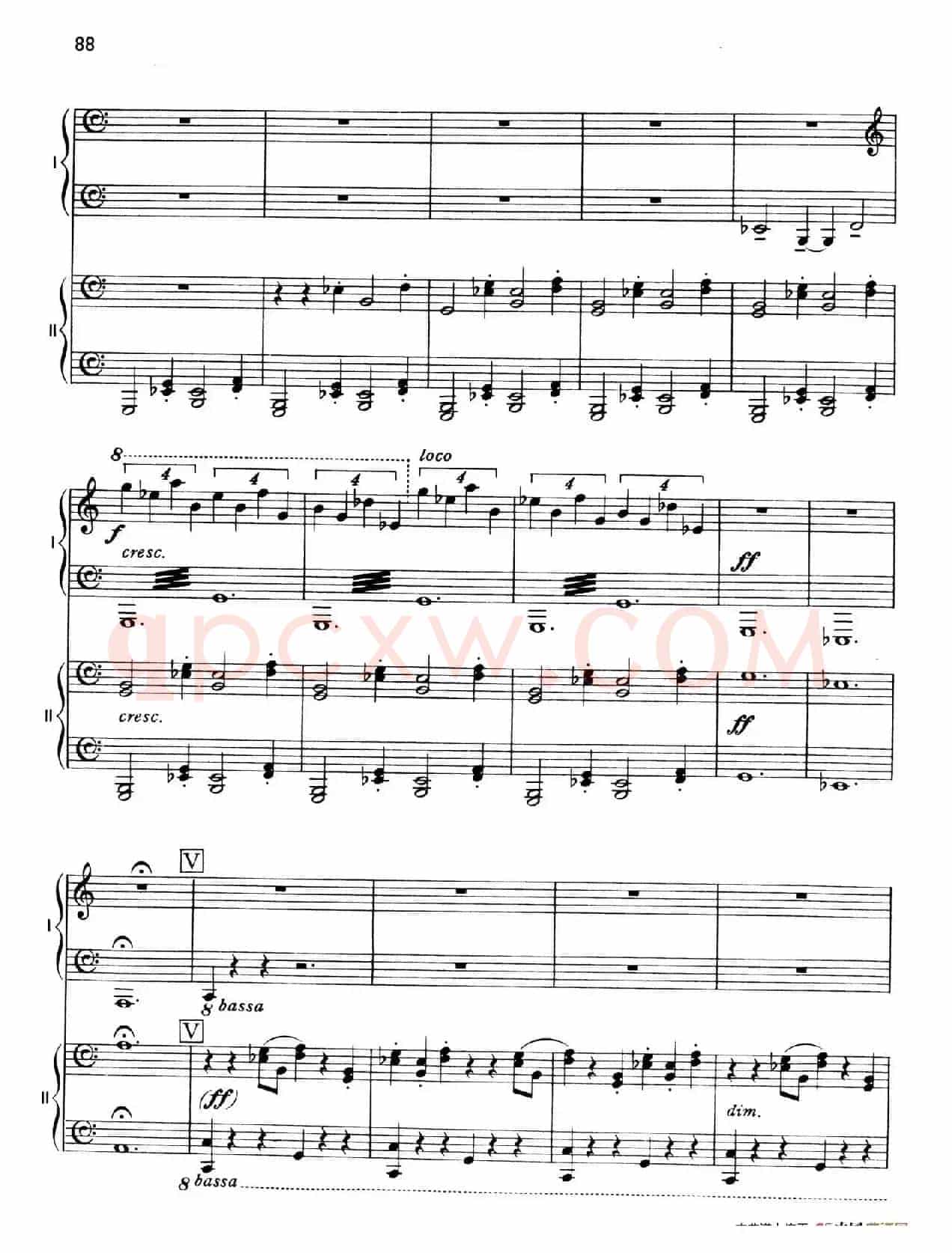 The Planets Op.32（双钢琴）（行星·第六乐章 天王星—魔术师）