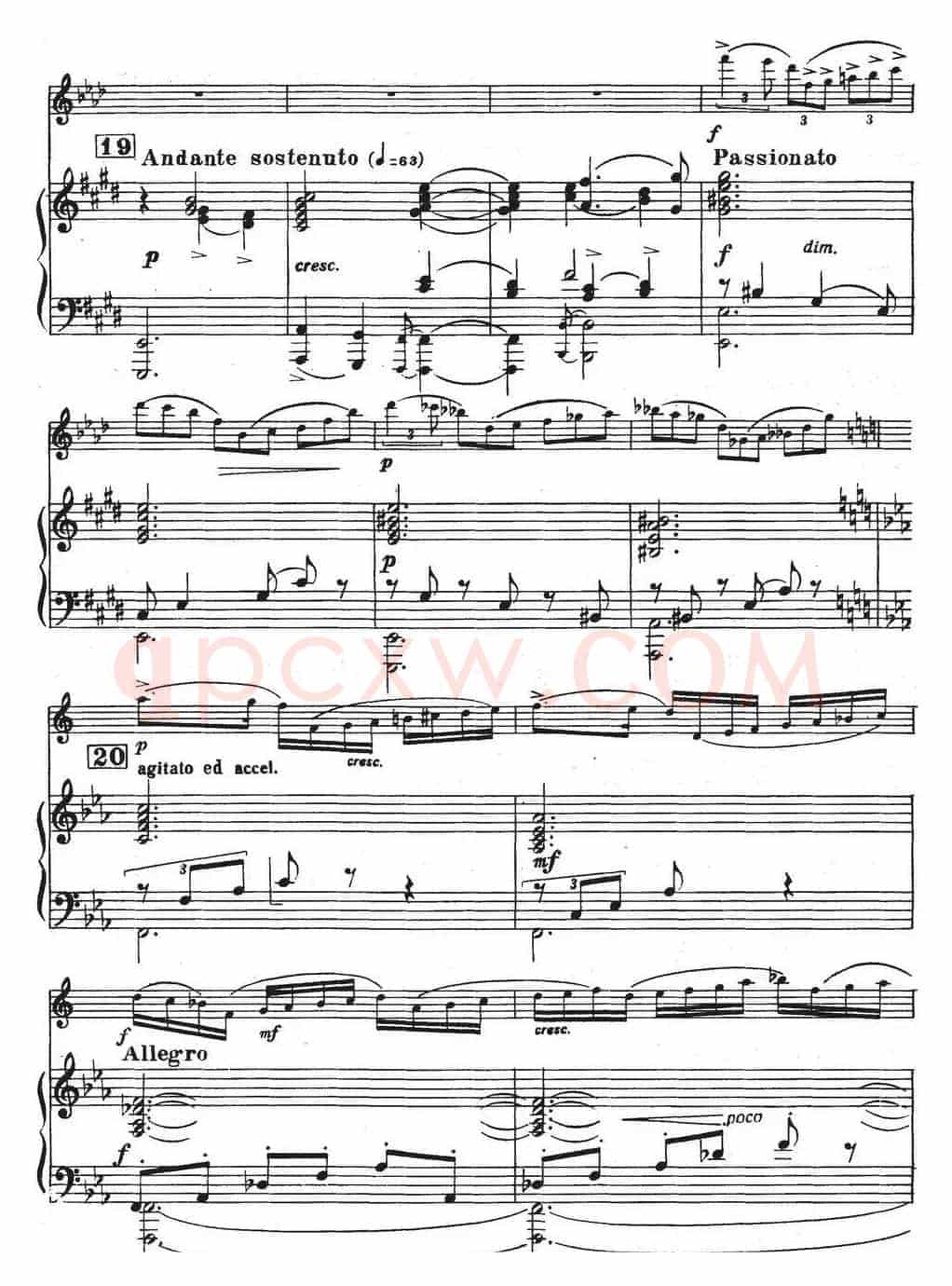 Glazunov Op.109（格拉组诺夫协奏曲Op.109）（萨克斯+钢琴伴奏）