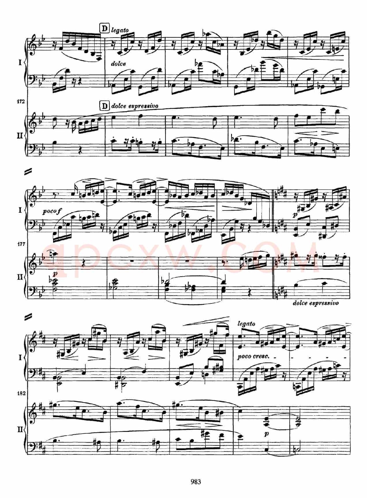 降B大调第二钢琴协奏曲（P81——90）