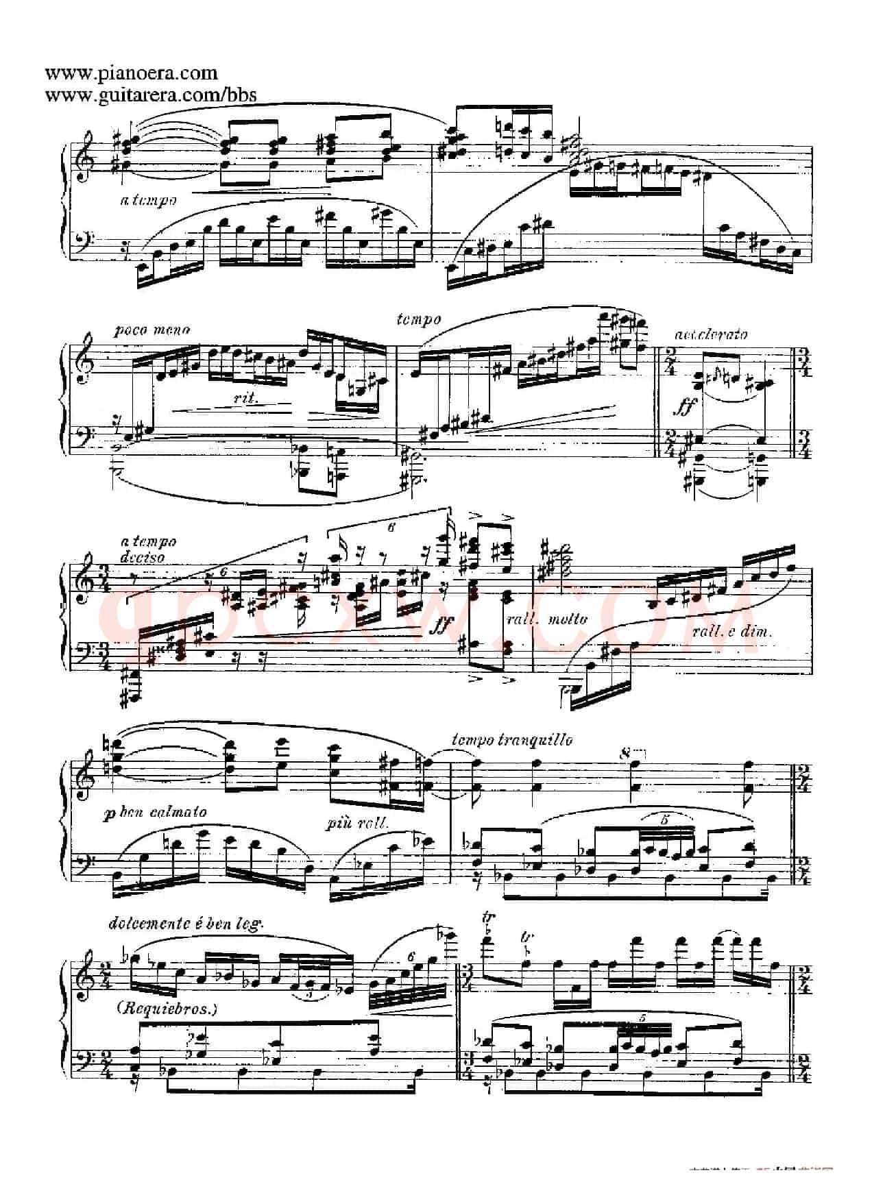 Goyescas(戈雅之画)(5. 爱与死 El Amor Y La Muerte)