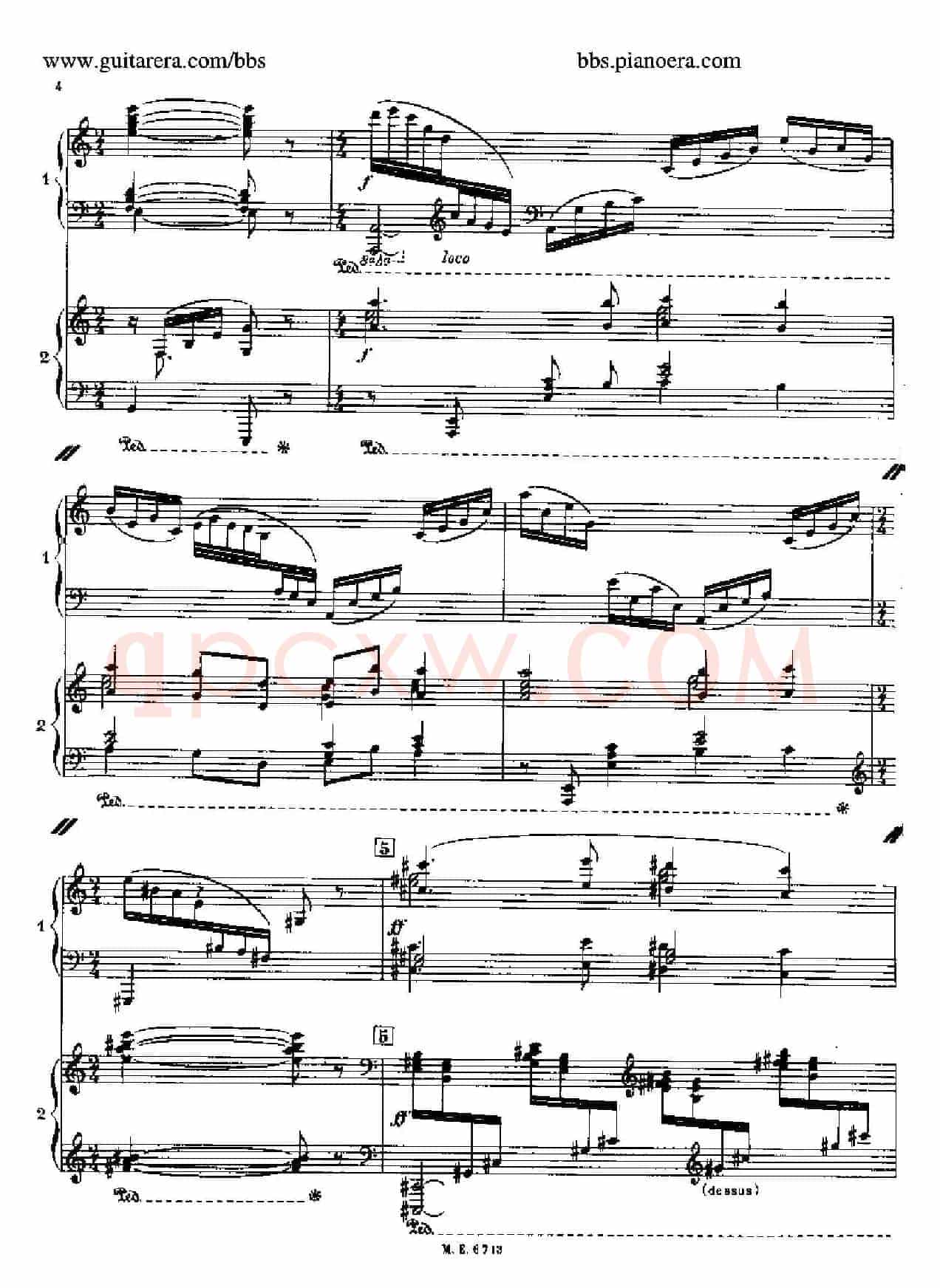 Sonata for Two Pianos(双钢琴奏鸣曲)
