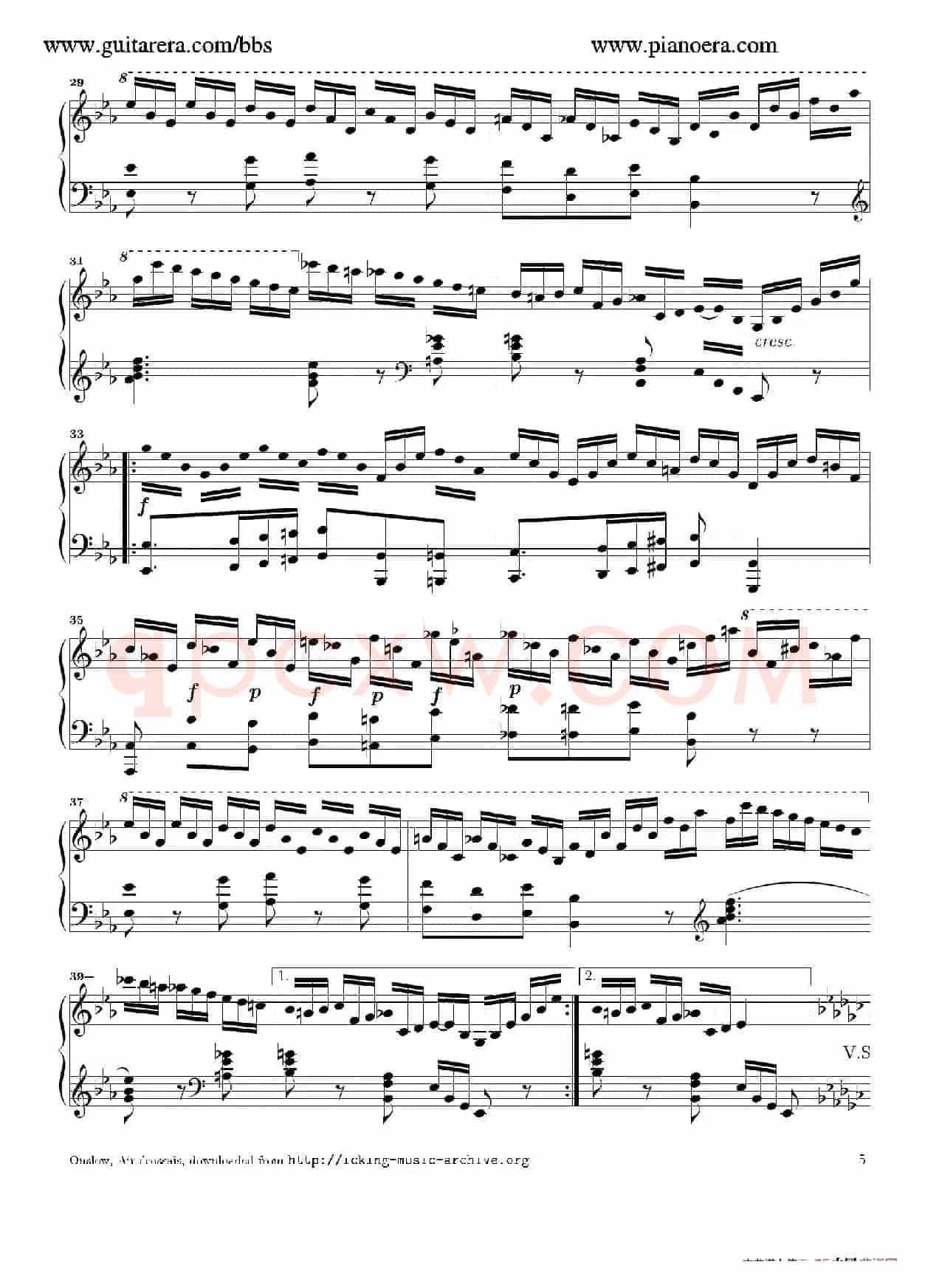 Air Ecossais Varie Op.5（苏格兰歌调变奏曲）