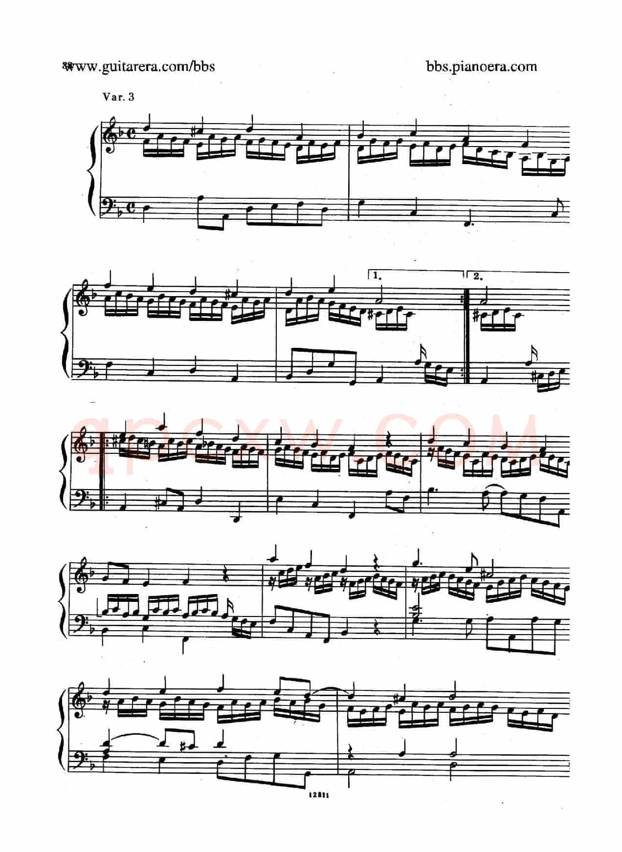 Suite No.3 in d Minor HWV 428(d小调第三组曲)