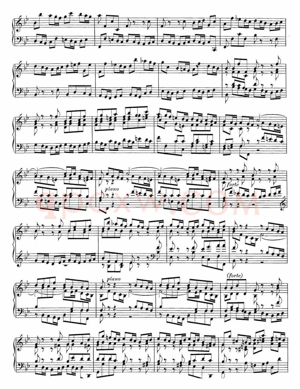 Toccata BWV 915(7首托卡塔·No.6 g小调)
