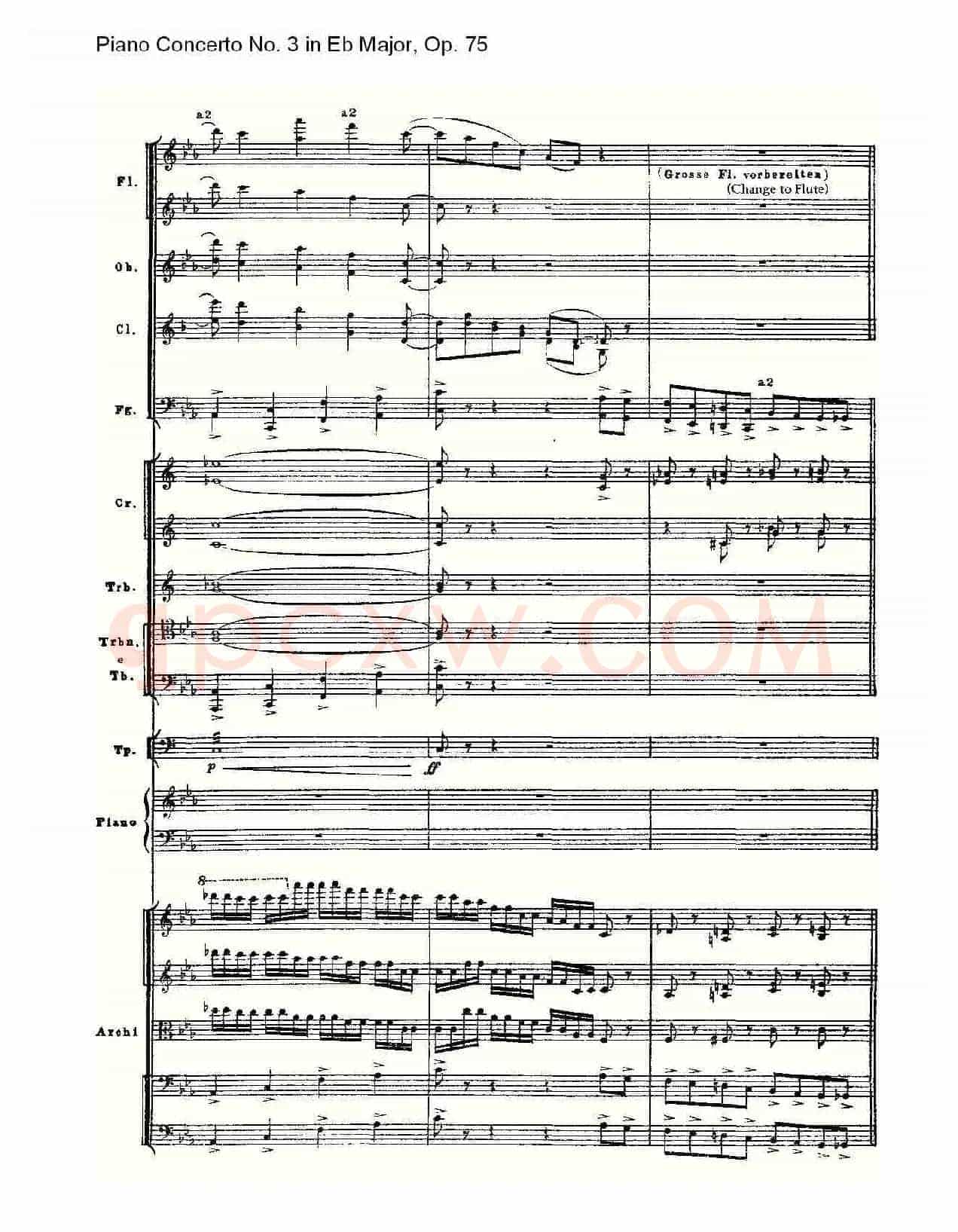 Piano Concerto No.3 in Eb Major, Op.75(Eb大调第三钢琴协奏)