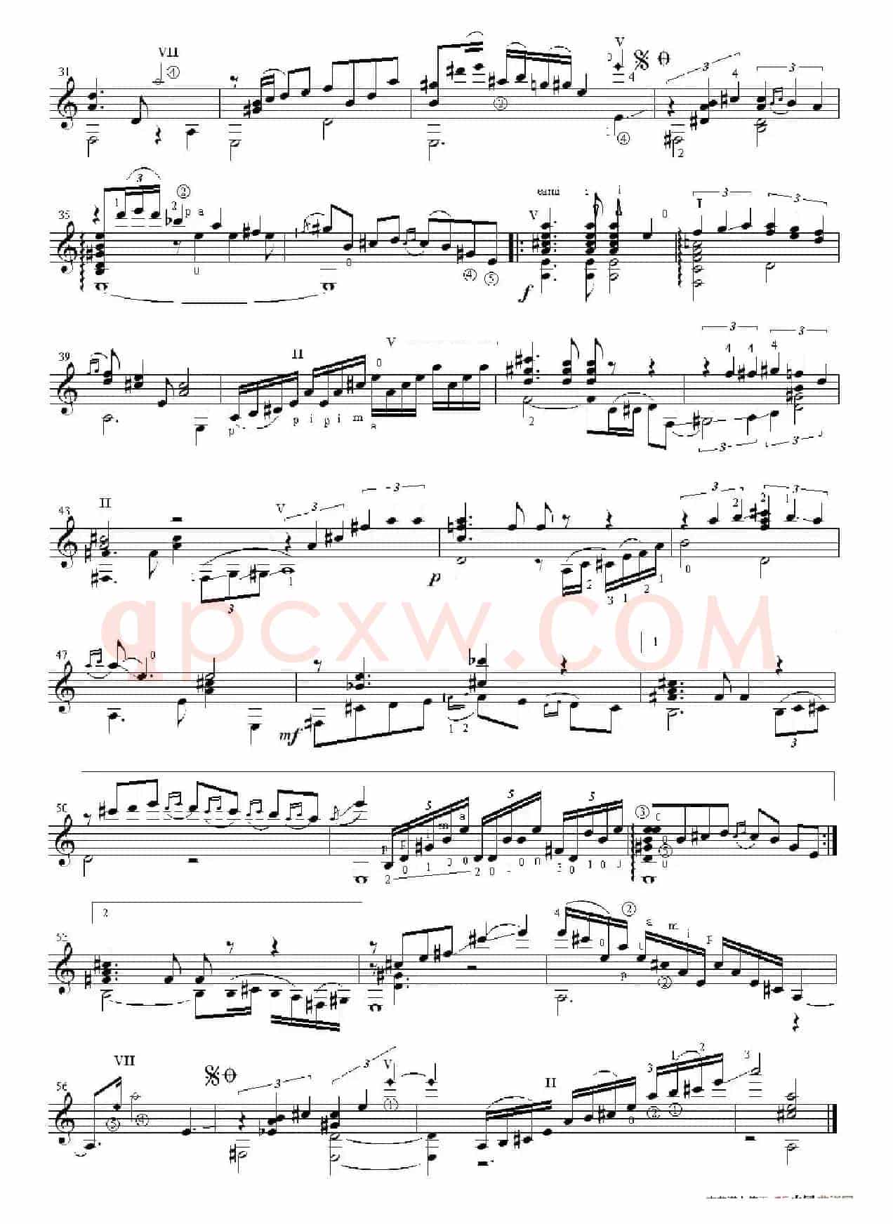 Kofanov Tango（探戈-随想曲）（古典吉他）