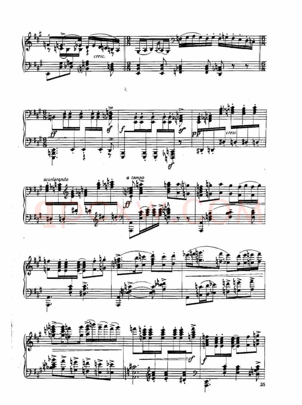 Six Préludes Exotiques Op·17（6首特色前奏曲·3）