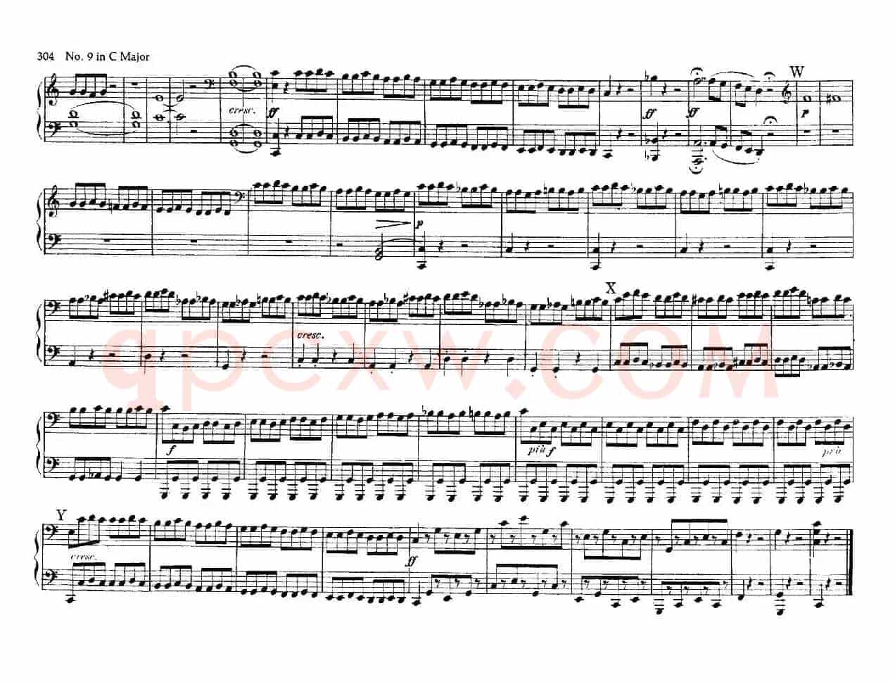 String Quartet No.9 in C Major Op.59-3 - 4 Hands(C大调第九弦乐四重奏·四手联弹)