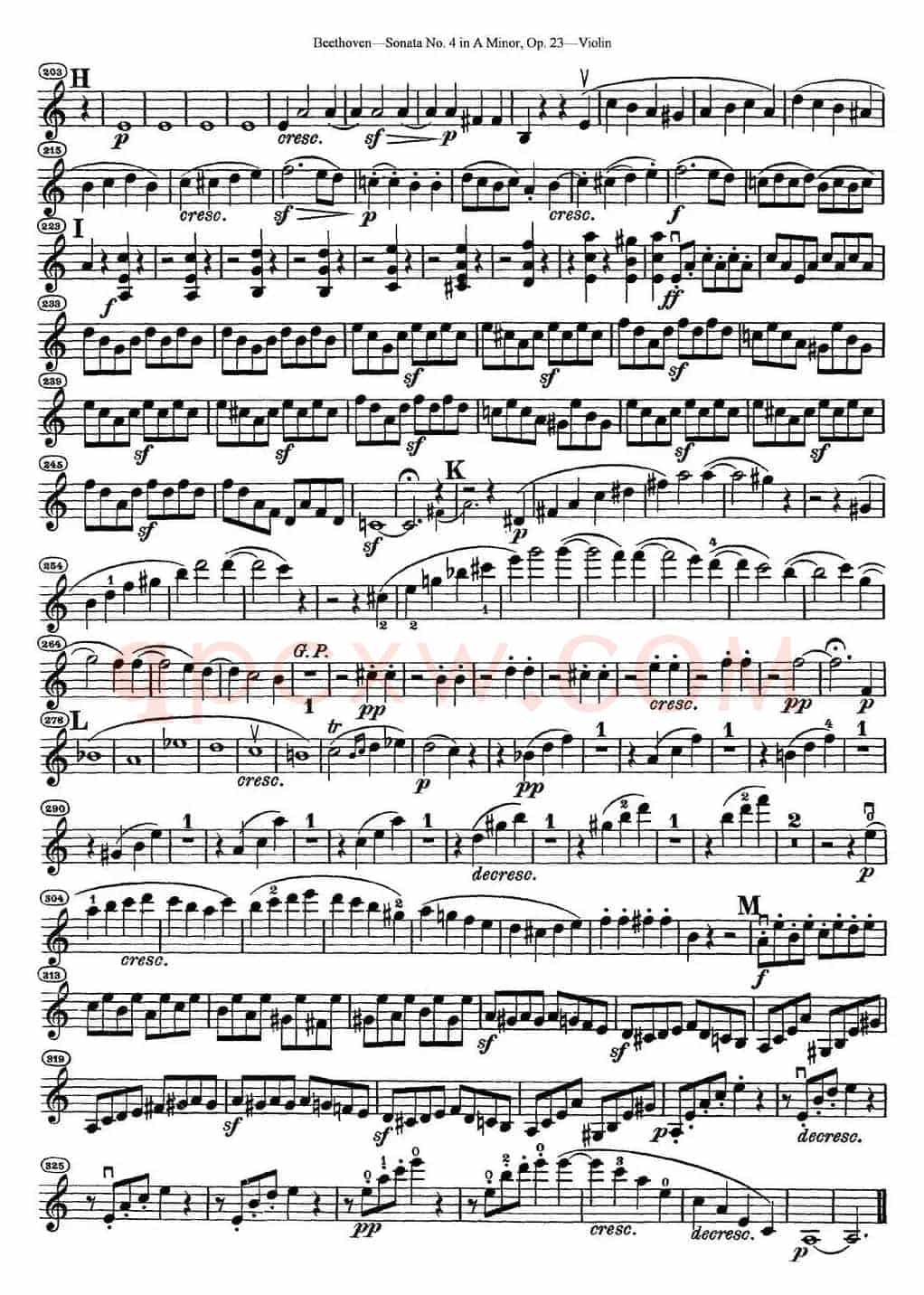 Violin Sonata No.4 in A Minor Op.23