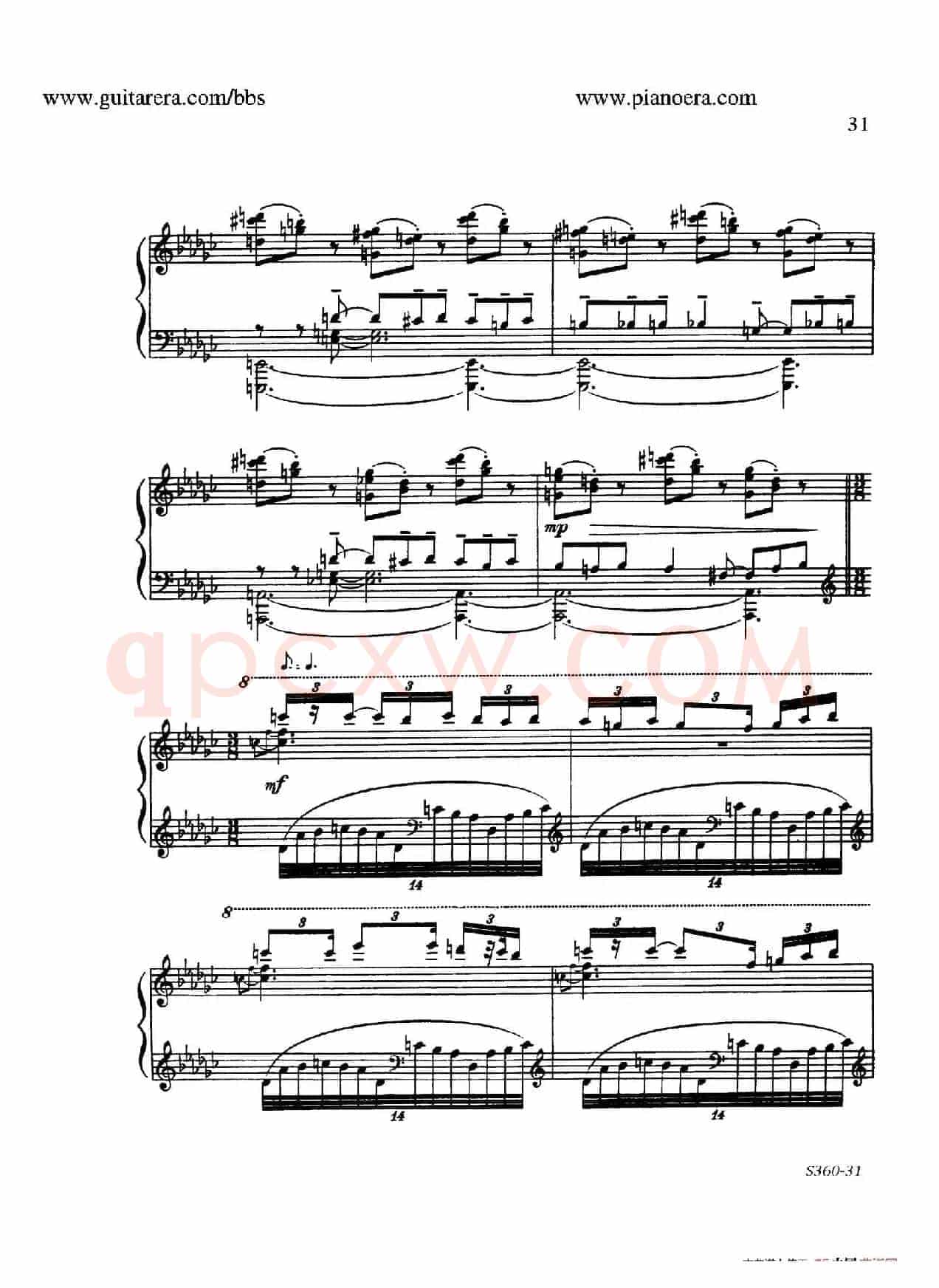 Fourth Piano Sonata S.360(第四钢琴奏鸣曲)